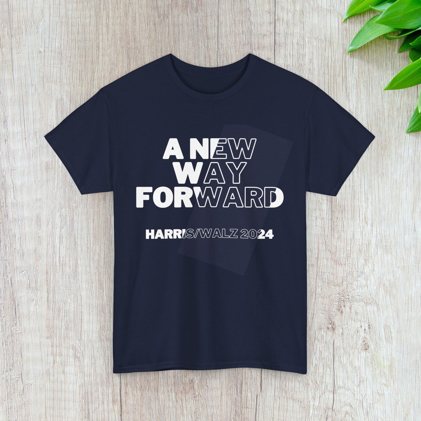 New Way Forward Shirt- We're Not Going Back Tee-  Democrat Presidential Election T-Shirt