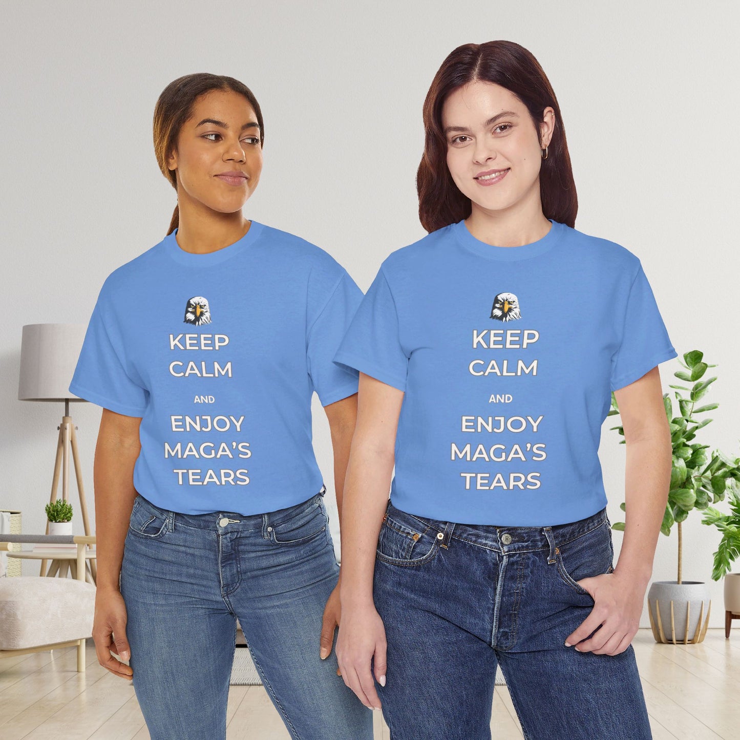 Keep Calm and Enjoy MAGA's Tears Shirt- Harris Walz Tee-  Democrat Presidential Election T-Shirt