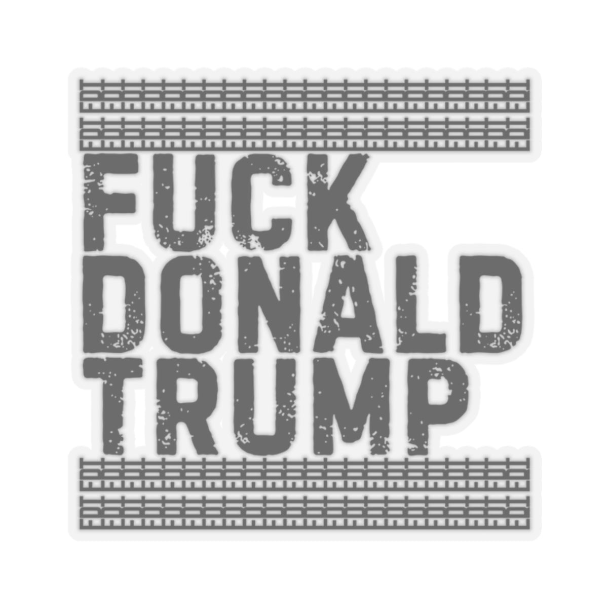 Resist Sticker Anti-Trump Merch FDT Fuck Donald Trump Foxtrot Delta Tango Political Decal Protest Sticker Activist Anti-Fascism Resist Decal