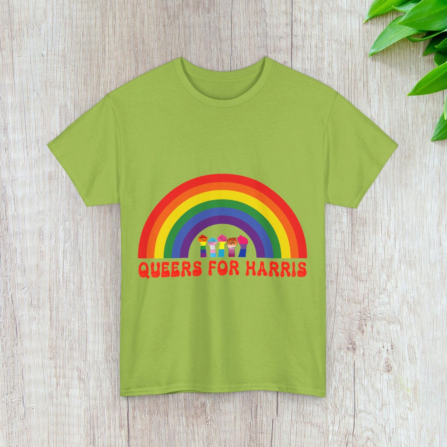 Queers For Harris Shirt- Support LGBTQ Tee-  Democrat Presidential Election T-Shirt