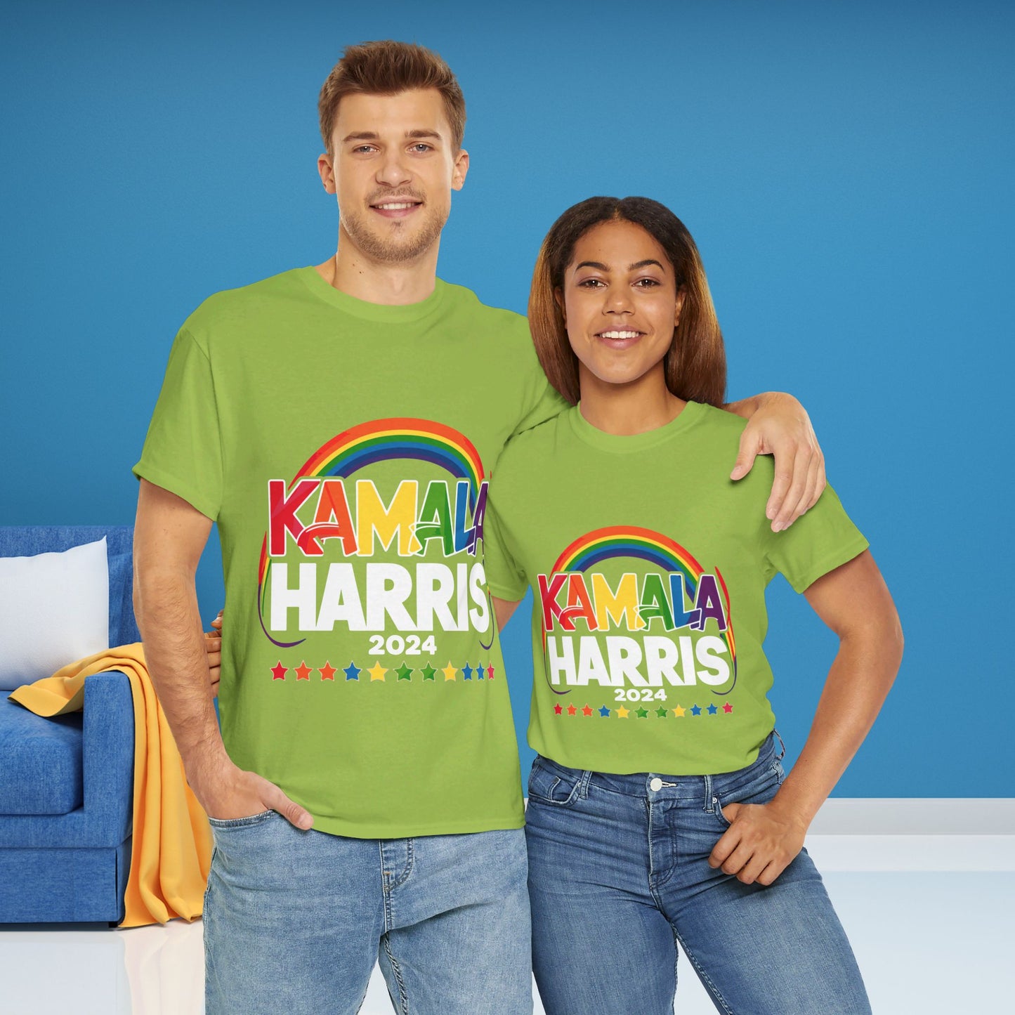 LGBTQ+ for Kamala Shirt- Queers for Kamala Tee-  Democrat Presidential Election T-Shirt