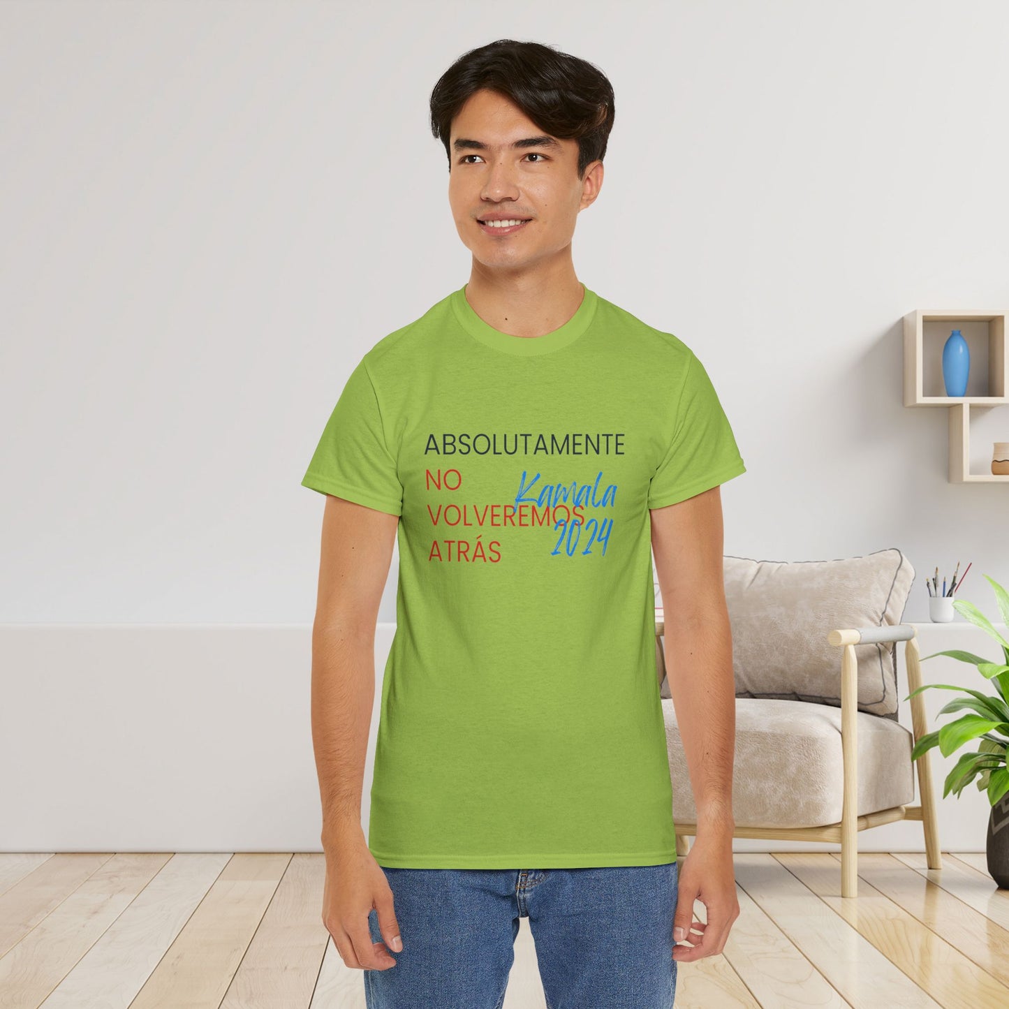 Absolutamente No Volveremos Atrás Shirt- We're Not Going Back en Español Save Democracy Tee-  Democrat Presidential Election T-Shirt