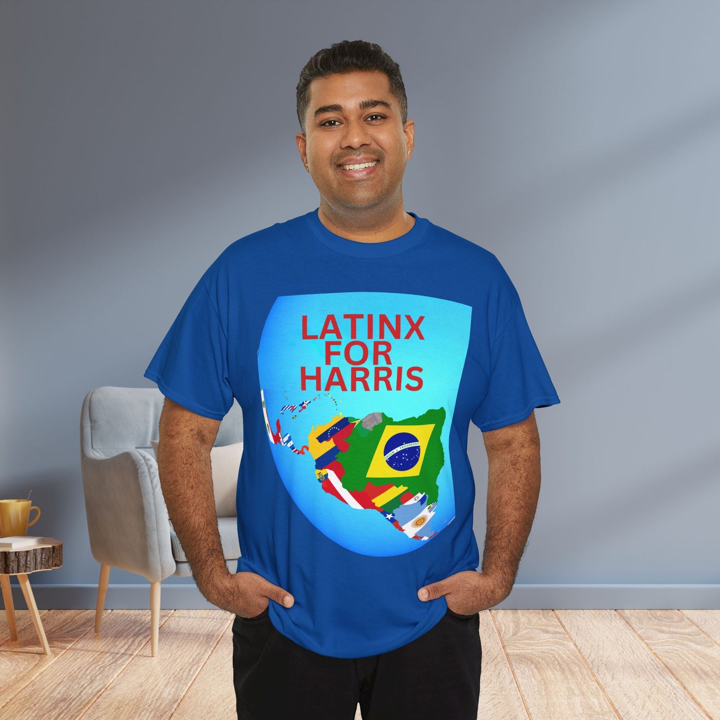 Latinx For Harris Shirt - Harris/Walz 2024 T-Shirt -  Democrat Presidential Election Tee