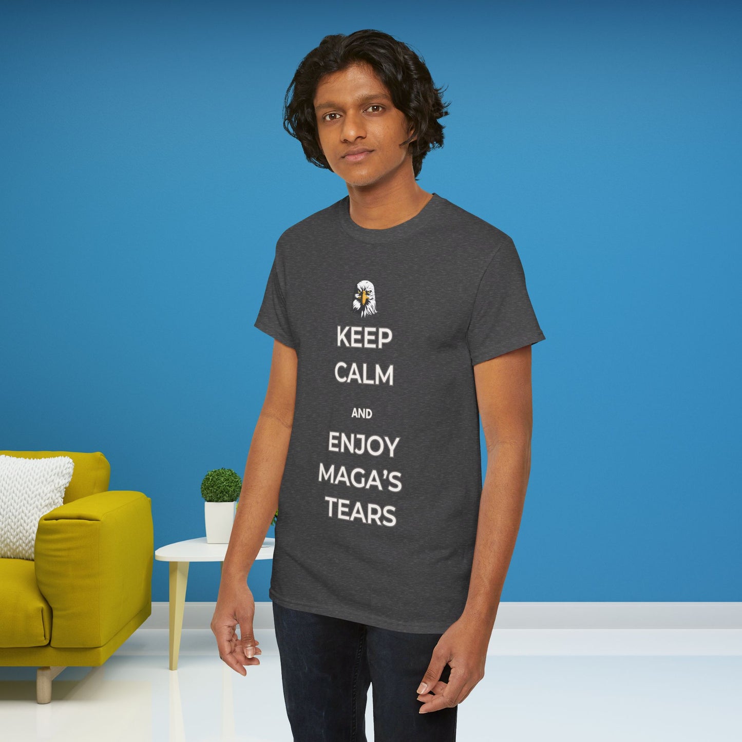 Keep Calm and Enjoy MAGA's Tears Shirt- Harris Walz Tee-  Democrat Presidential Election T-Shirt