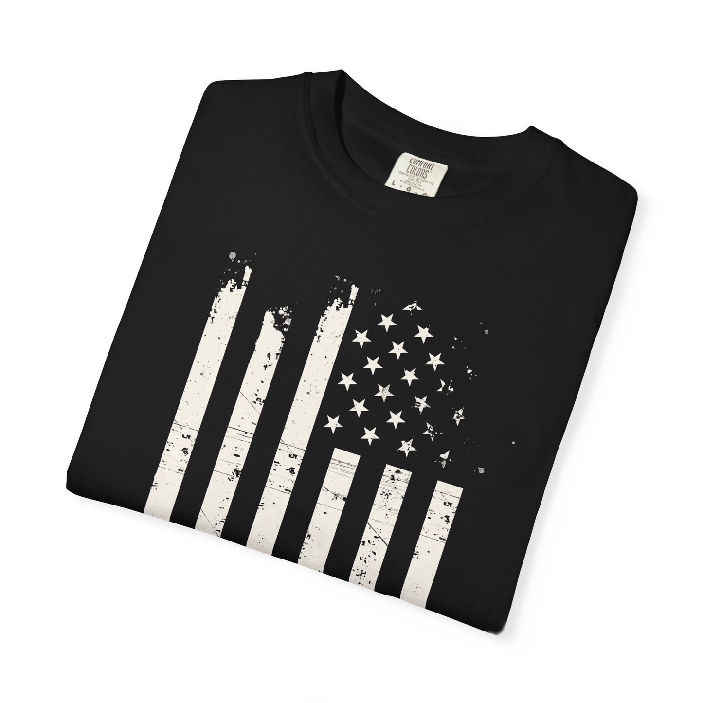 Distressed USA Flag Mourning Protest Shirt Social Justice TShirt Anti-Trump Merch Anti-Fascism Resist Comfort Colors Tee Democrat Apparel