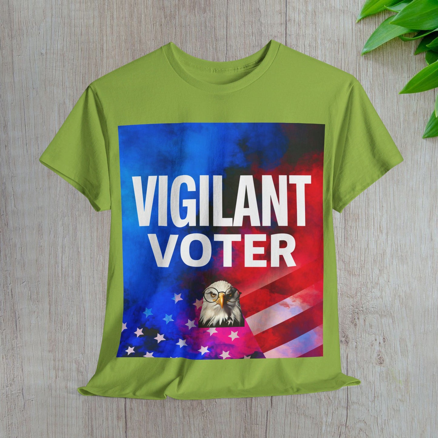 Vigilant Voter Shirt- Vote Blue Save Democracy Tee- Democrat Presidential Election T-Shirt