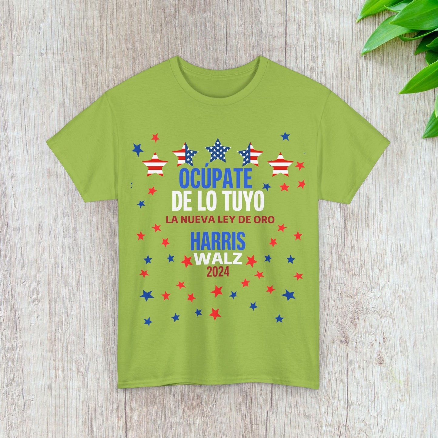 Ocúpate De Lo Tuyo Shirt- Harris/Walz 2024 T-Shirt in Spanish-  Democrat Presidential Election Tee