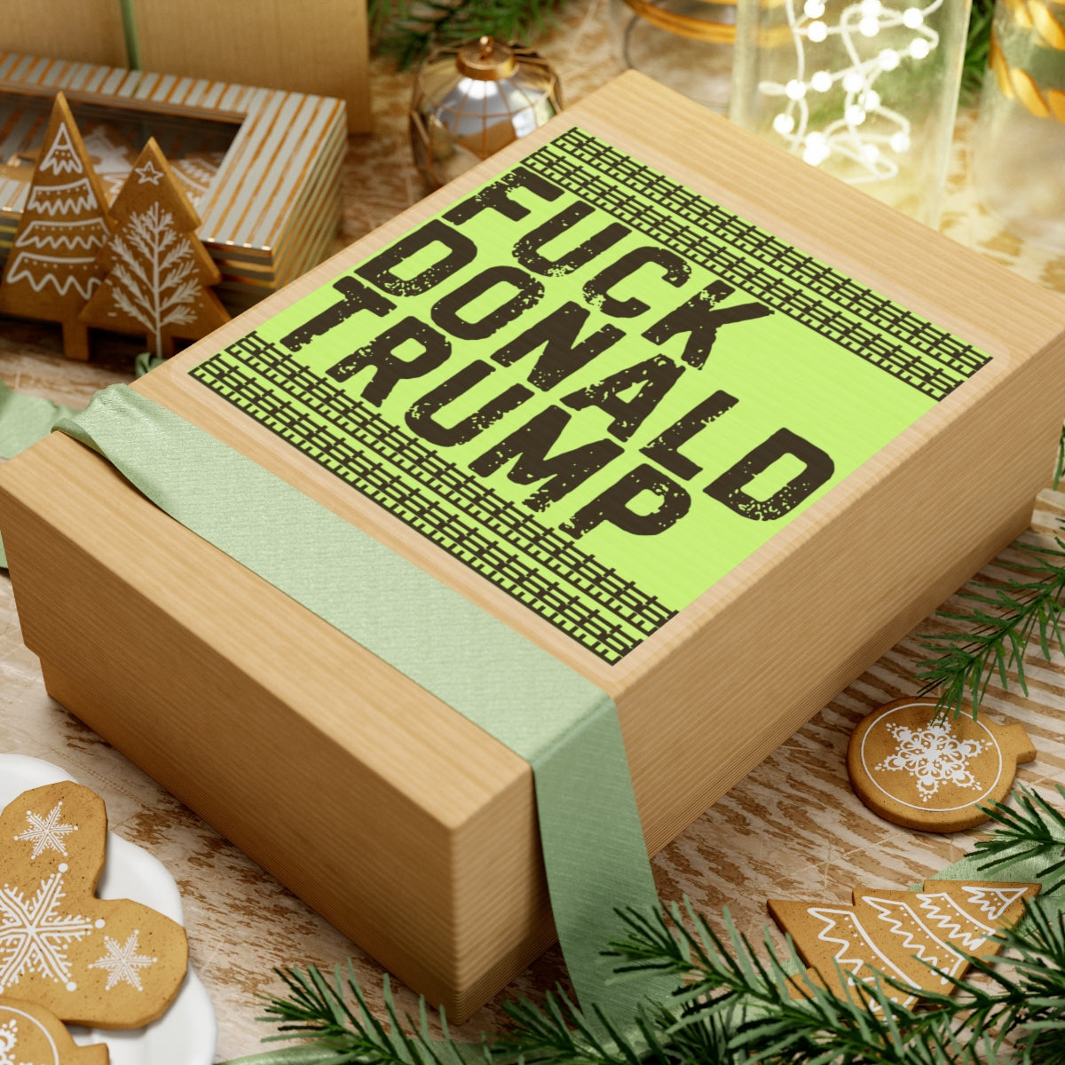 Resist Sticker Anti-Trump Merch FDT Fuck Donald Trump Foxtrot Delta Tango Political Decal Protest Sticker Activist Anti-Fascism Resist Decal