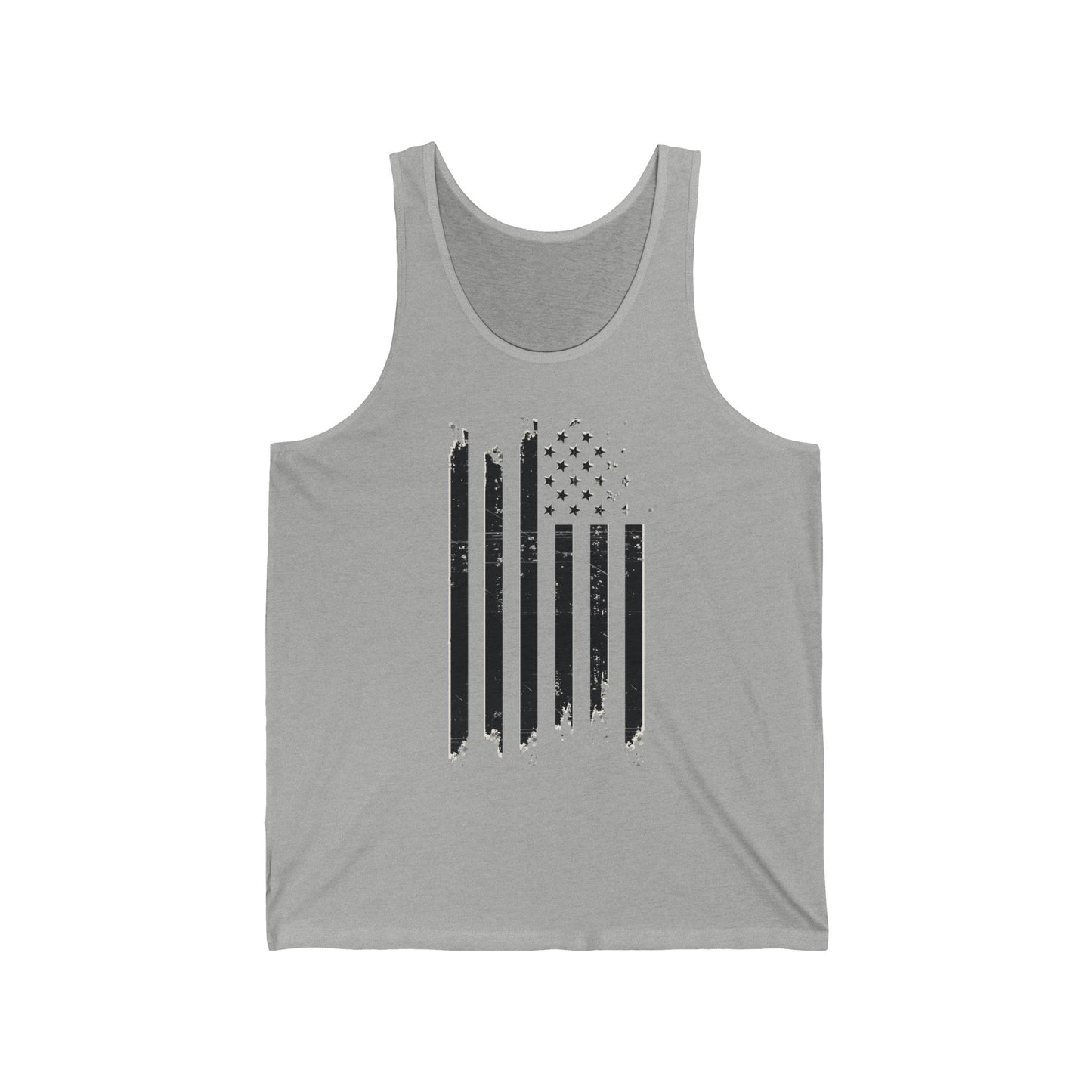 Distressed US Flag Mourning Protest Tank Top Social Justice Shirt Anti-Trump Merch Anti-Fascism Resist Activist Tank Top Democrat Apparel