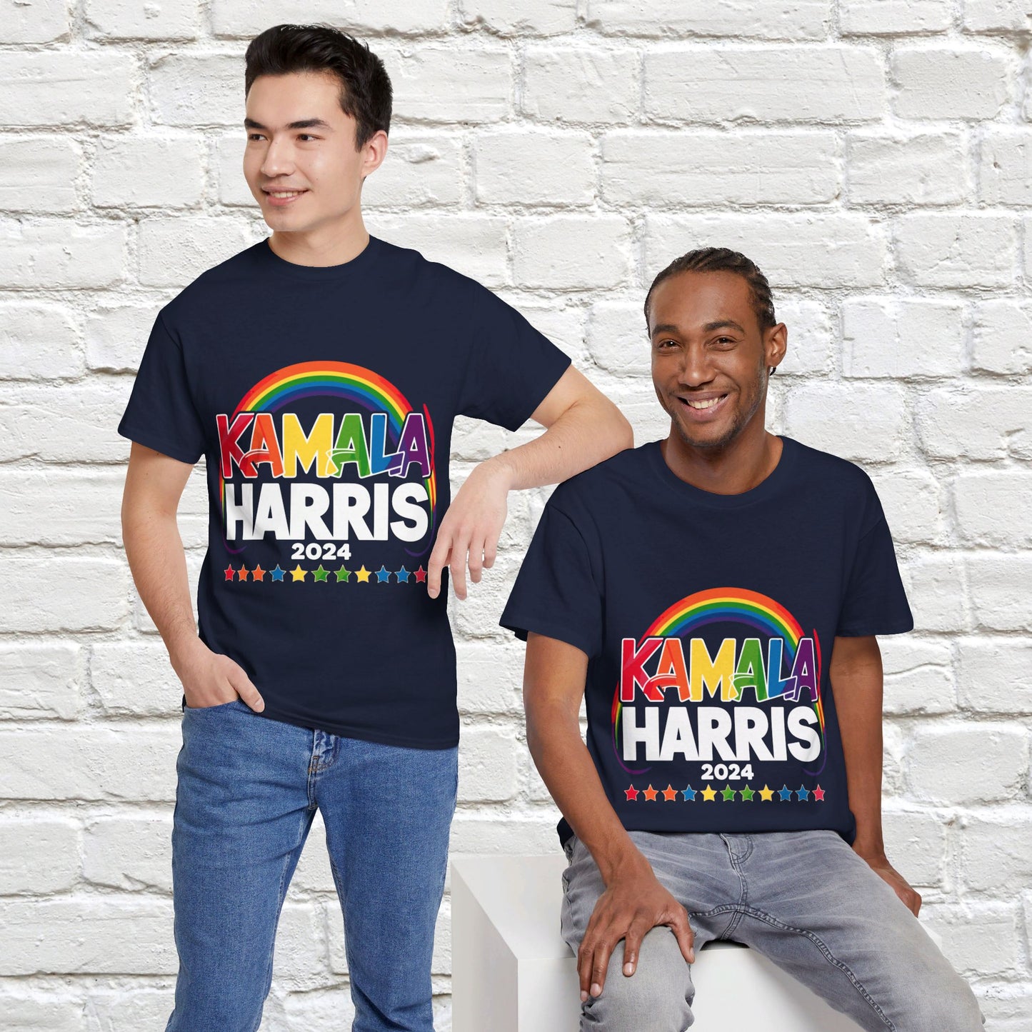 LGBTQ+ for Kamala Shirt- Queers for Kamala Tee-  Democrat Presidential Election T-Shirt