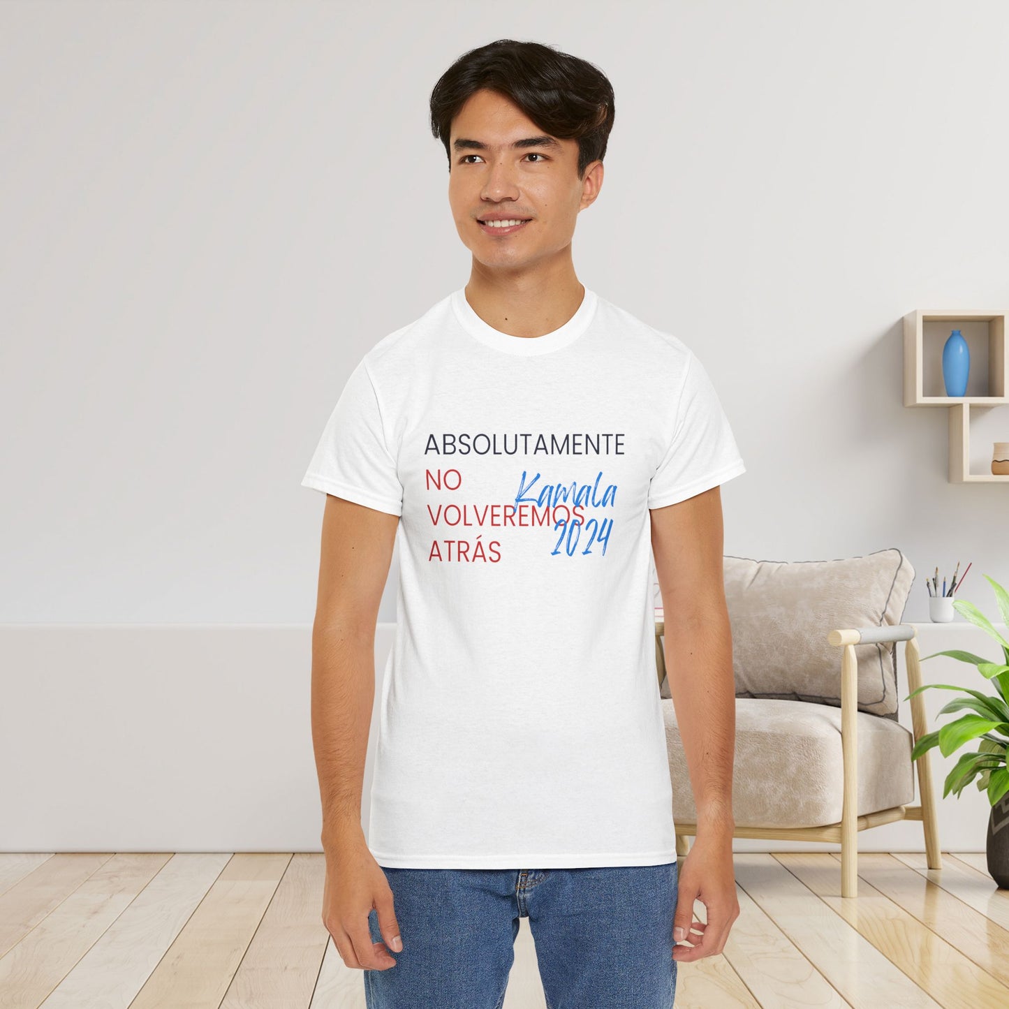 Absolutamente No Volveremos Atrás Shirt- We're Not Going Back en Español Save Democracy Tee-  Democrat Presidential Election T-Shirt