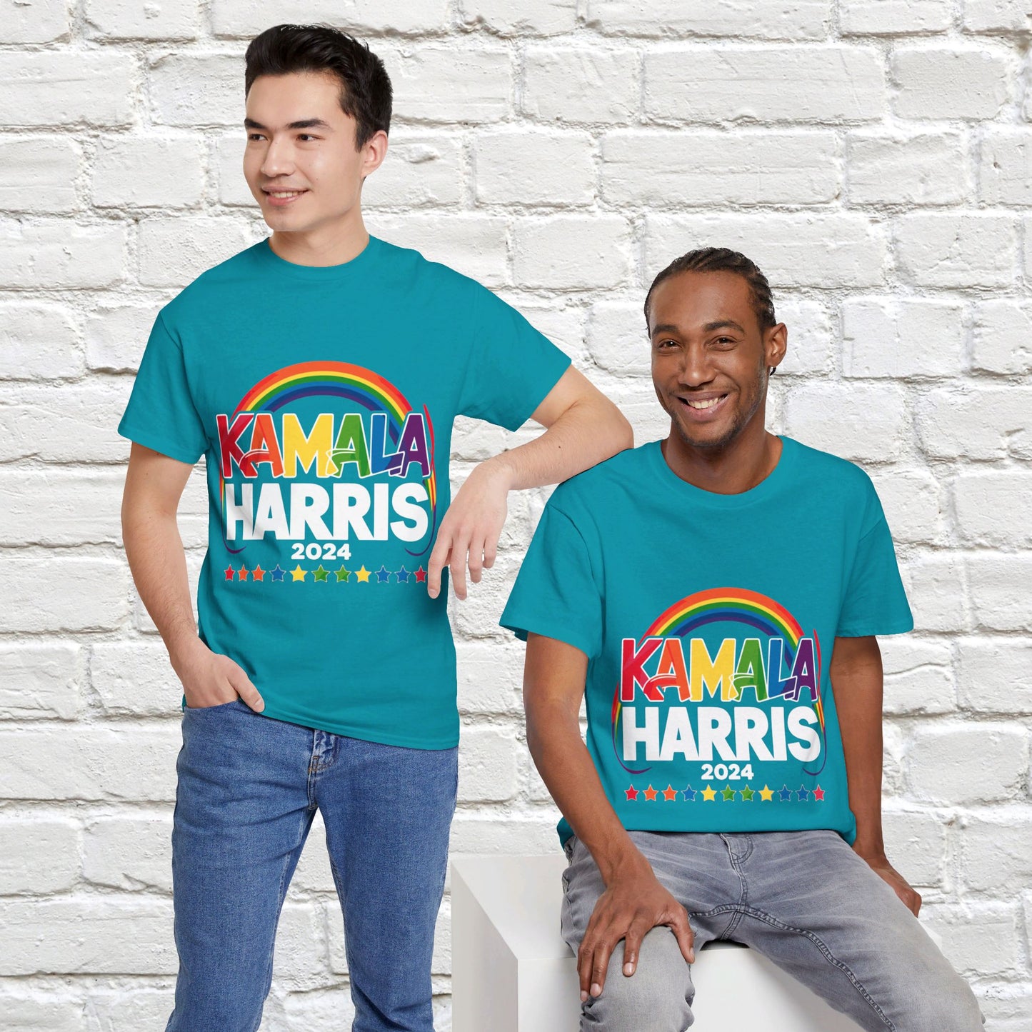 LGBTQ+ for Kamala Shirt- Queers for Kamala Tee-  Democrat Presidential Election T-Shirt