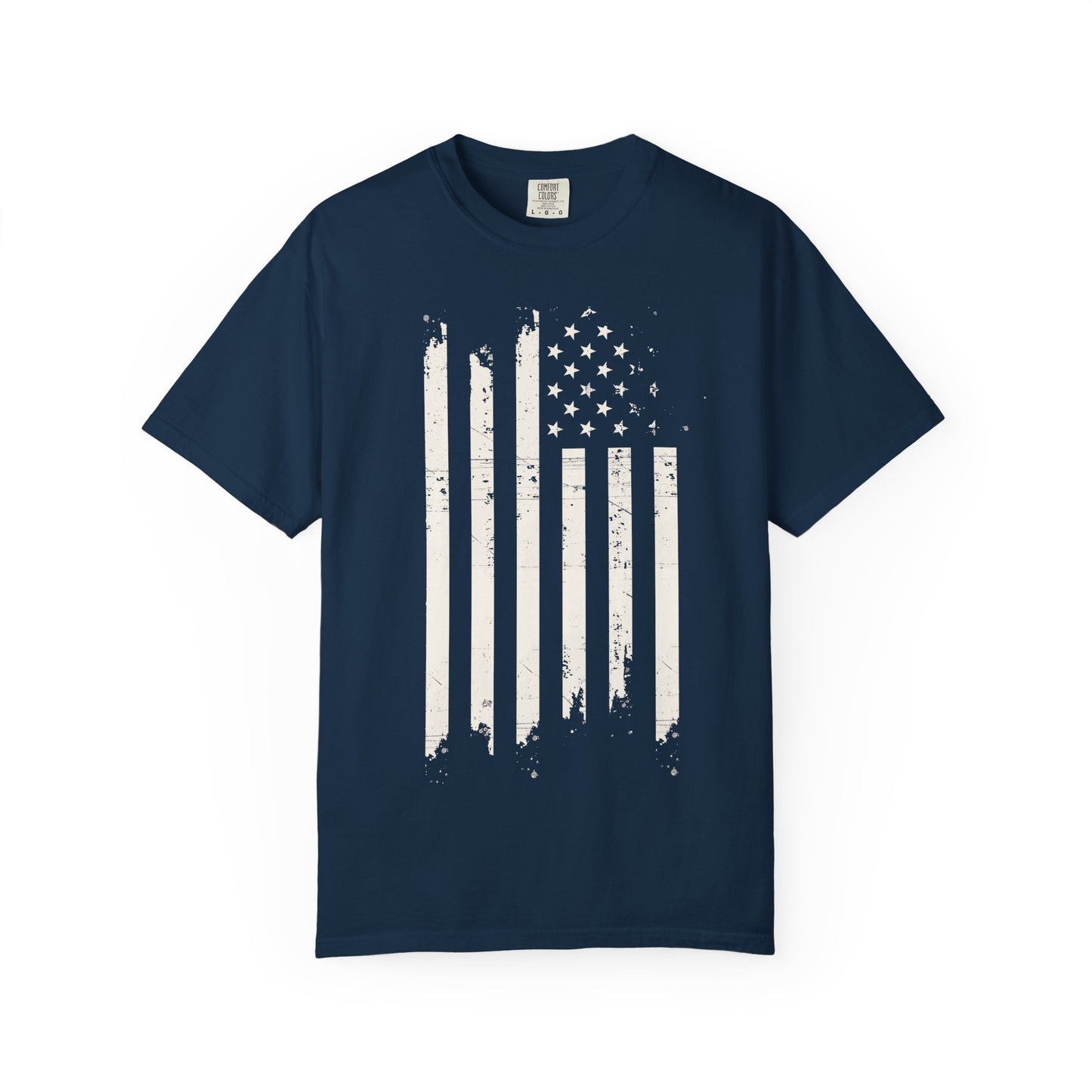 Distressed USA Flag Mourning Protest Shirt Social Justice TShirt Anti-Trump Merch Anti-Fascism Resist Comfort Colors Tee Democrat Apparel