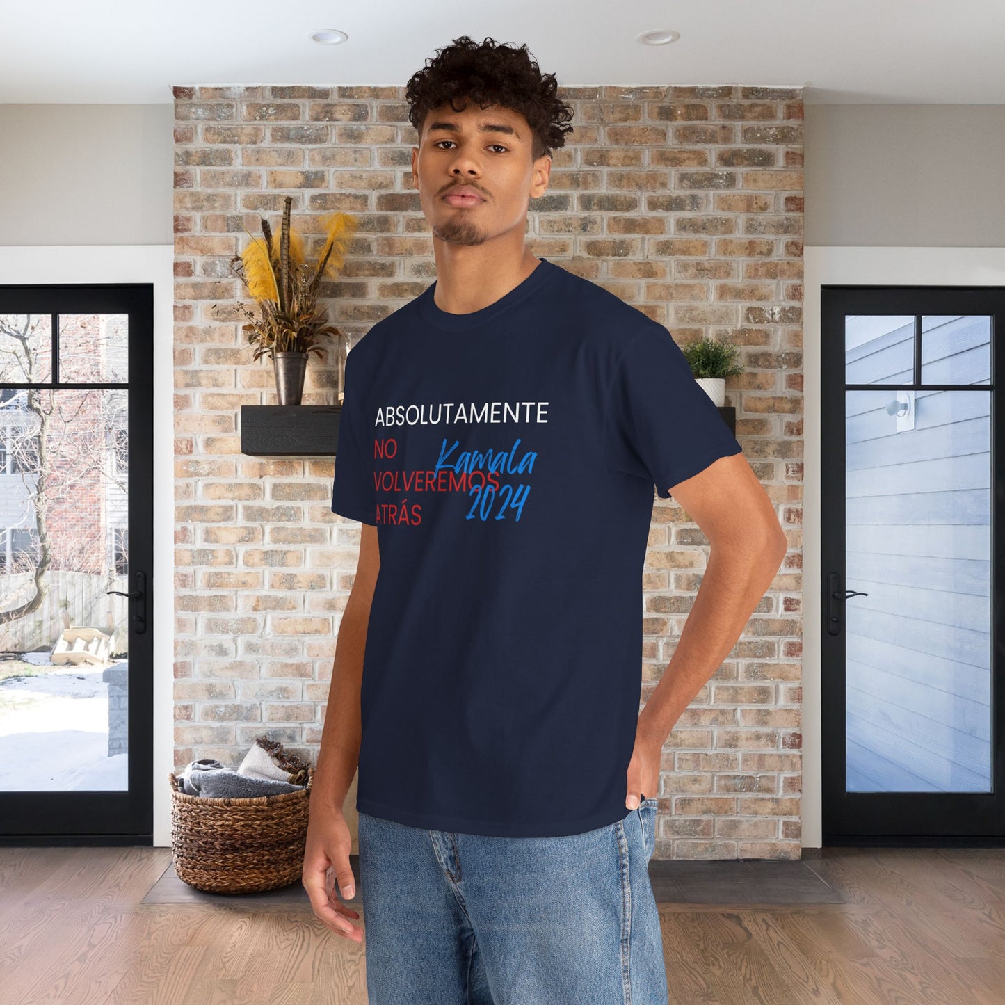 Absolutamente No Volveremos Atrás Shirt- We're Not Going Back en Español Save Democracy Tee-  Democrat Presidential Election T-Shirt