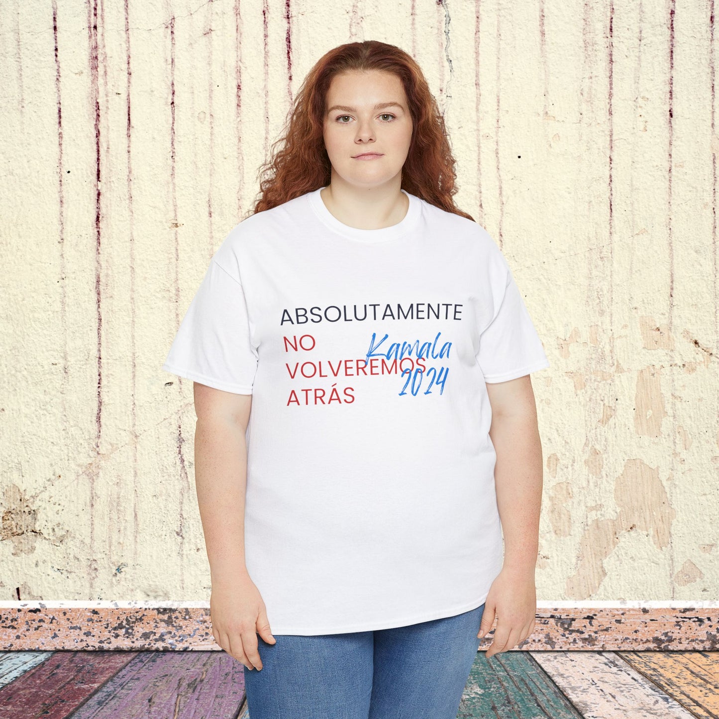 Absolutamente No Volveremos Atrás Shirt- We're Not Going Back en Español Save Democracy Tee-  Democrat Presidential Election T-Shirt