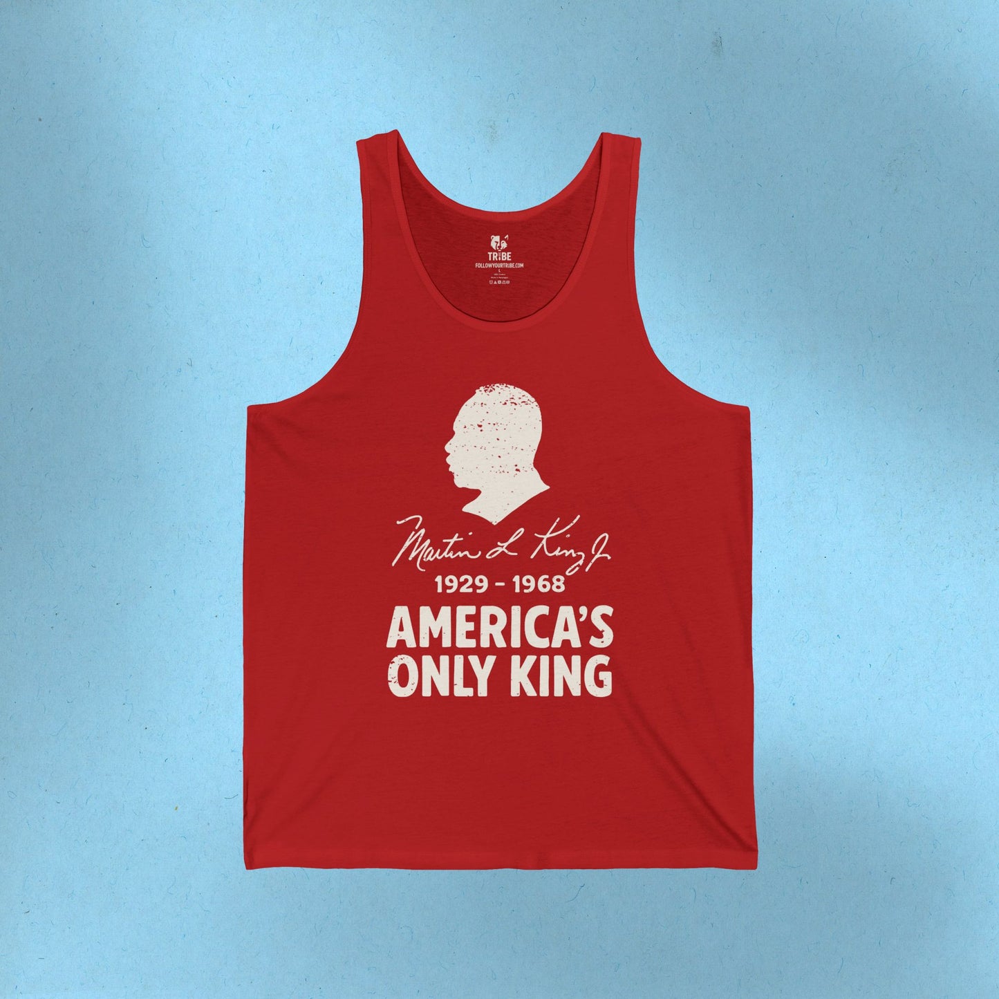 MLK Jr America's Only King Activist Tank Top Social Justice Shirt Protest Anti-Maga Resistance Shirt Anti-Trump Tank Resist Democrat Apparel