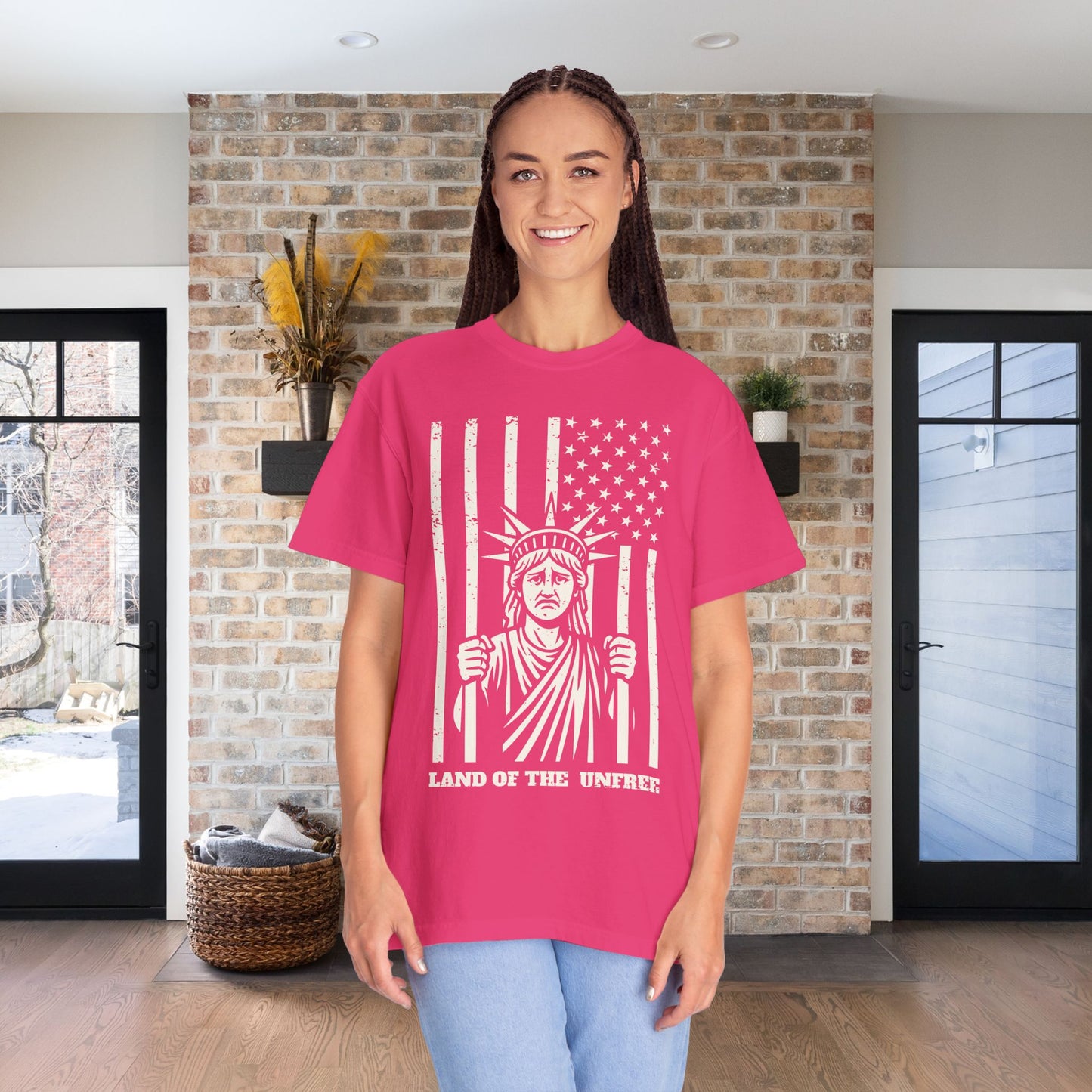 Unfree Social Justice Shirt Anti Trump Resistance Tee Anti-Fascism Protest TShirt Comfort Colors Activist T-Shirt Gift for Democrat Apparel