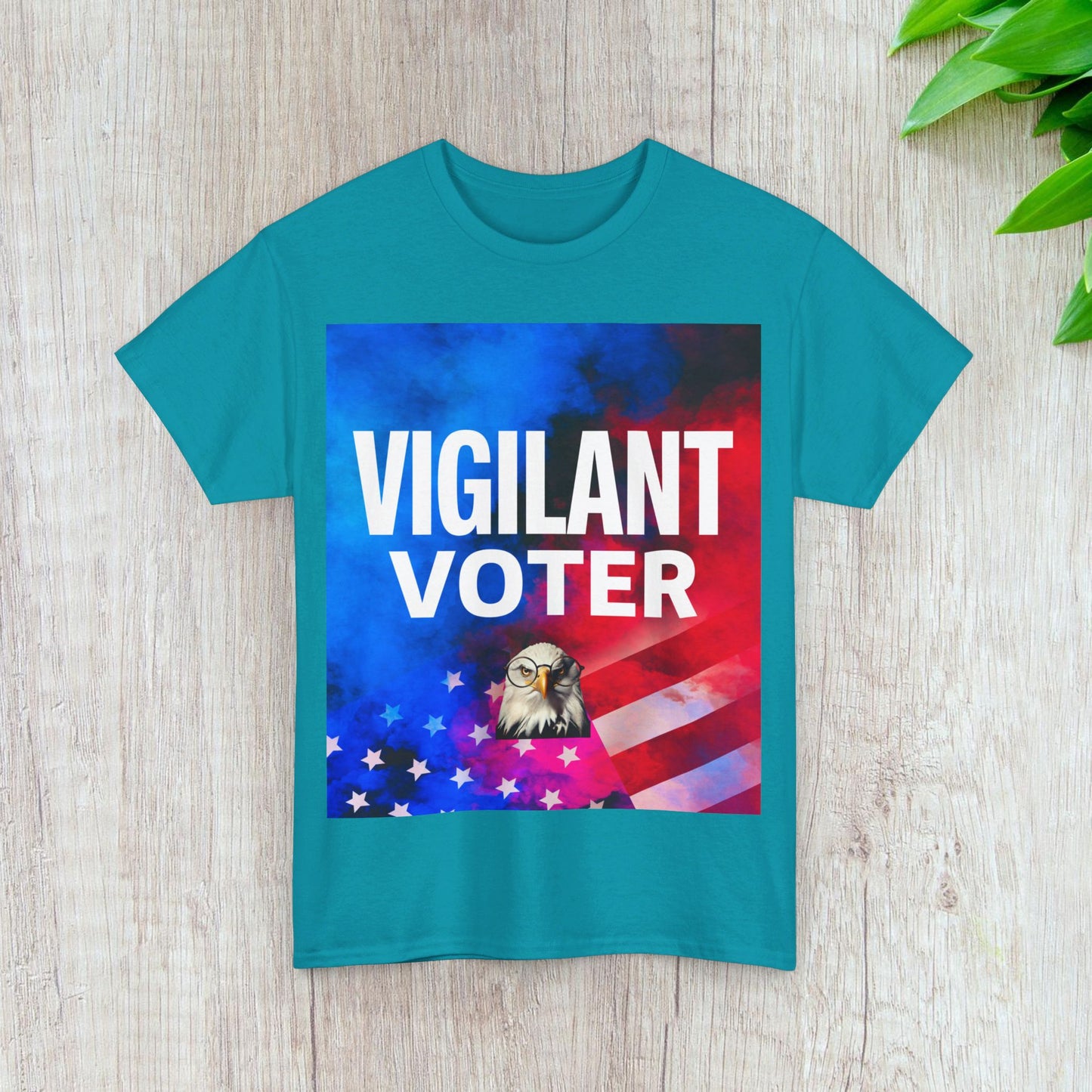 Vigilant Voter Shirt- Vote Blue Save Democracy Tee- Democrat Presidential Election T-Shirt