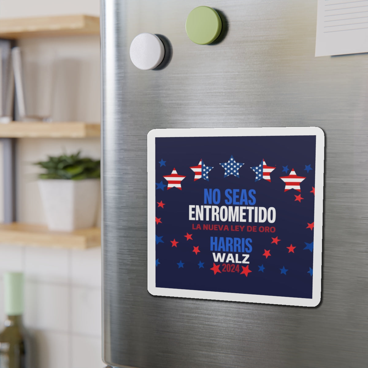 No Seas Entrometido Car Magnet - Harris/Walz 2024 Magnet - Mind Your Own Business in Spanish