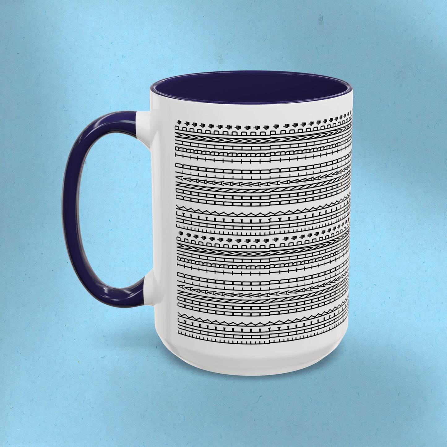 FDT Mug Hidden Message Mug Fuck Donald Trump Coffee Cup FDT Ceramic Cup Foxtrot Delta Tango Anti-Fascism Anti-Trump Merch Housewarming Gift