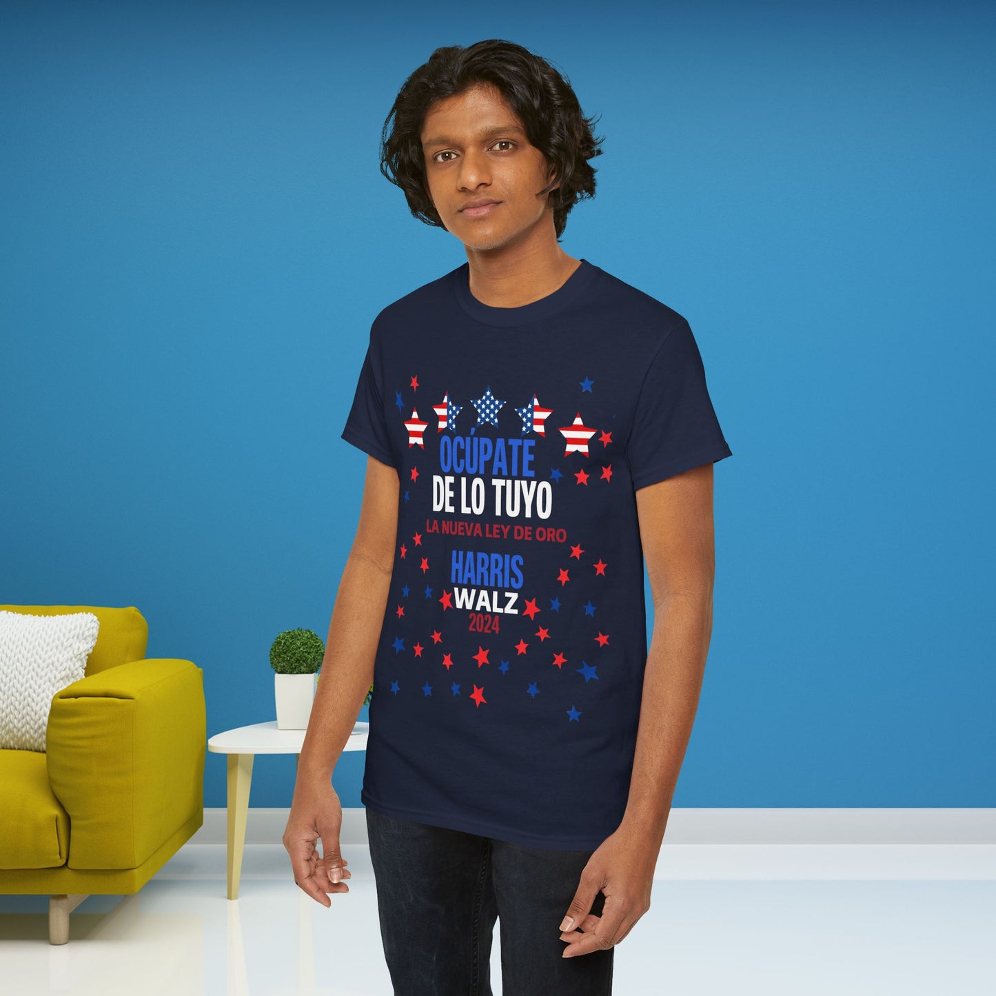 Ocúpate De Lo Tuyo Shirt- Harris/Walz 2024 T-Shirt in Spanish-  Democrat Presidential Election Tee