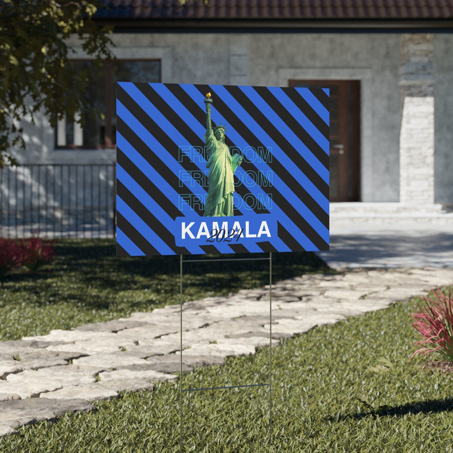 Kamala Freedom Yard Sign - Kamala 2024 Sign - Patriotic Election Political Decor