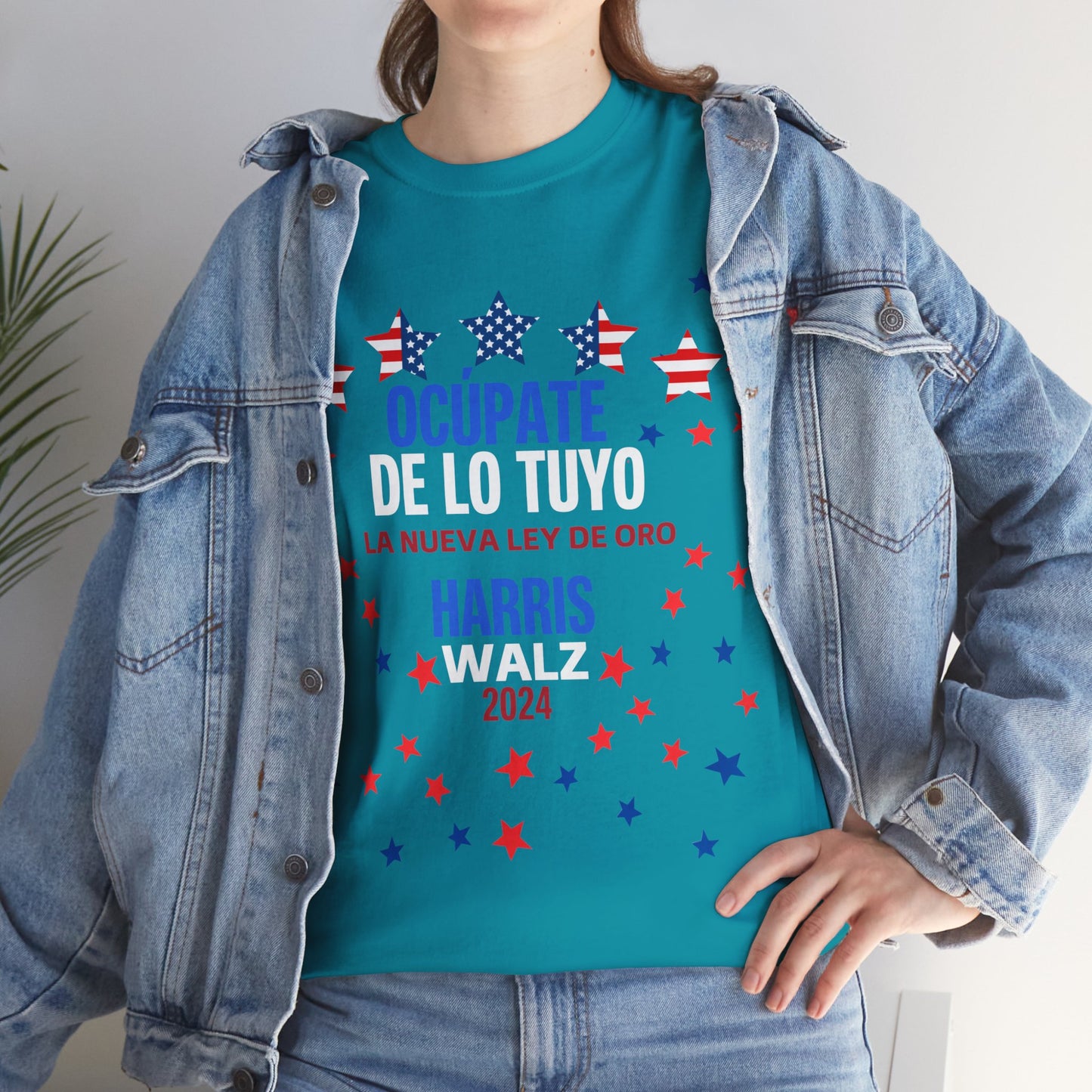 Ocúpate De Lo Tuyo Shirt- Harris/Walz 2024 T-Shirt in Spanish-  Democrat Presidential Election Tee