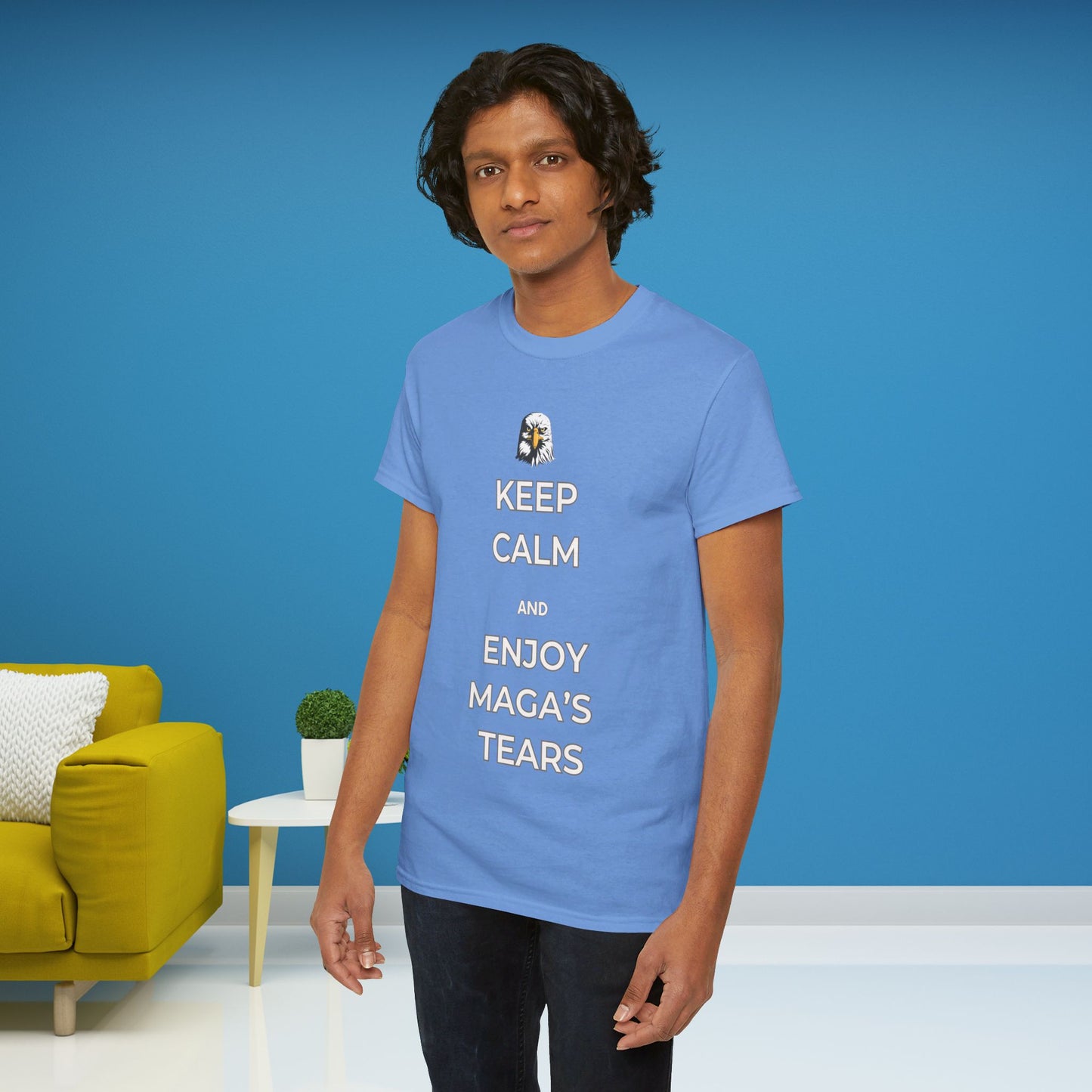 Keep Calm and Enjoy MAGA's Tears Shirt- Harris Walz Tee-  Democrat Presidential Election T-Shirt