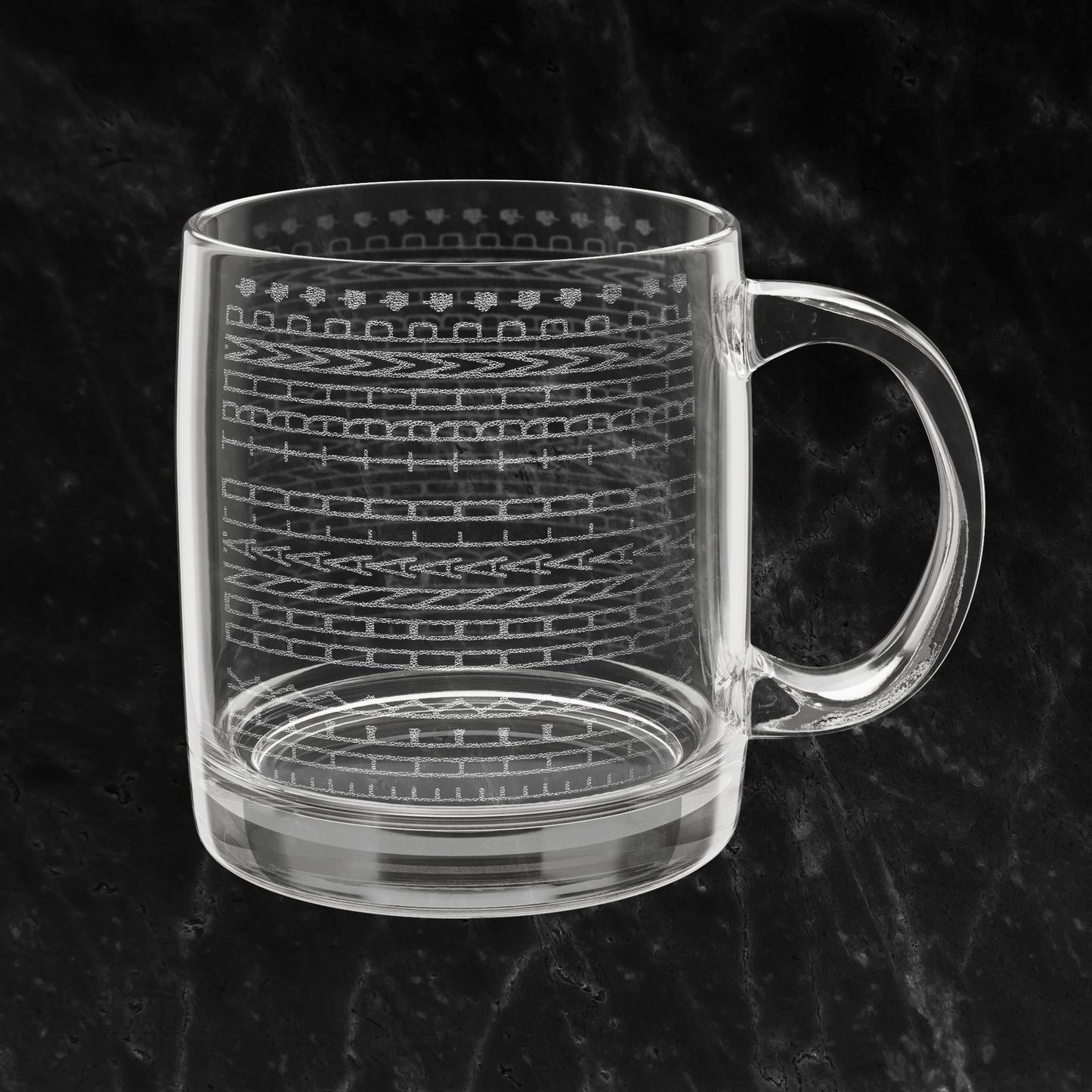 FDT Glass Cup Hidden Message Mug Fuck Donald Trump Engraved 12oz Foxtrot Delta Tango Political Anti-Fascism Protest Coffee Cups