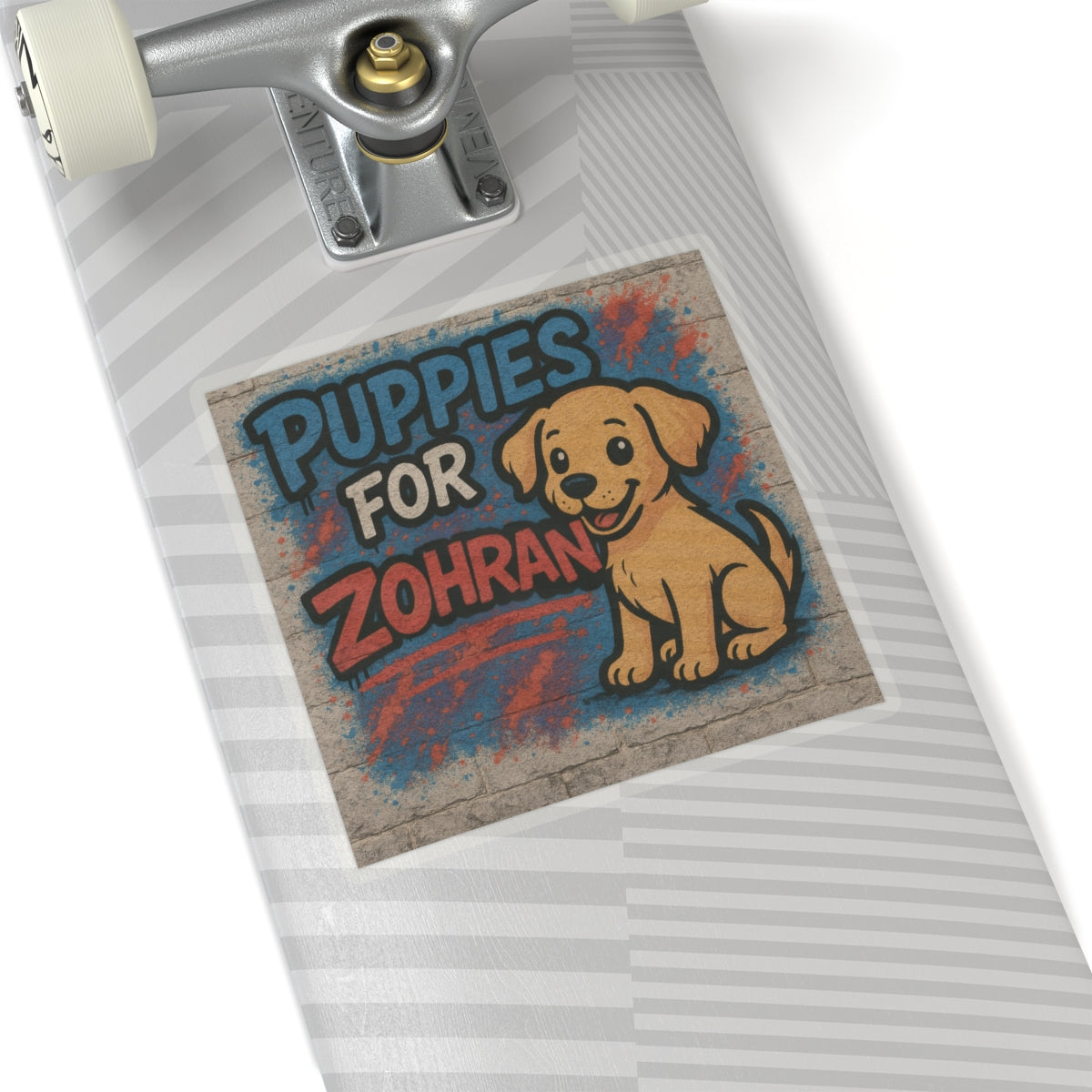 Political Sticker Puppies for Zohran Mamdani Merch NYC New York City Mayor 2025 Decal FDT Anti-Fascism Resistance Decal Social Democrat