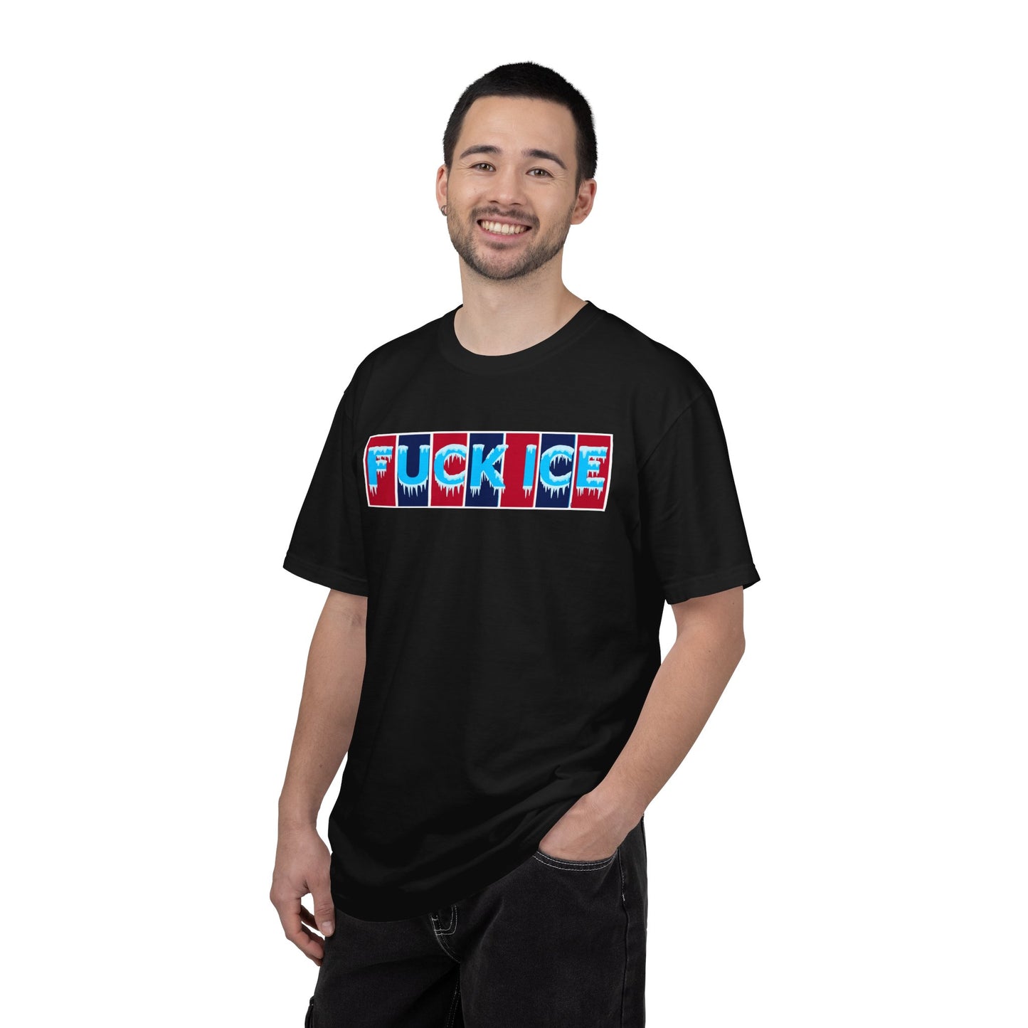 F*ck Ice Tee Protest Shirt Foxtrot Delta Tango F*ck Donald Trump Anti-Fascism Abolish Icestapo Comfort Colors Ring-Spun Cotton Tshirt