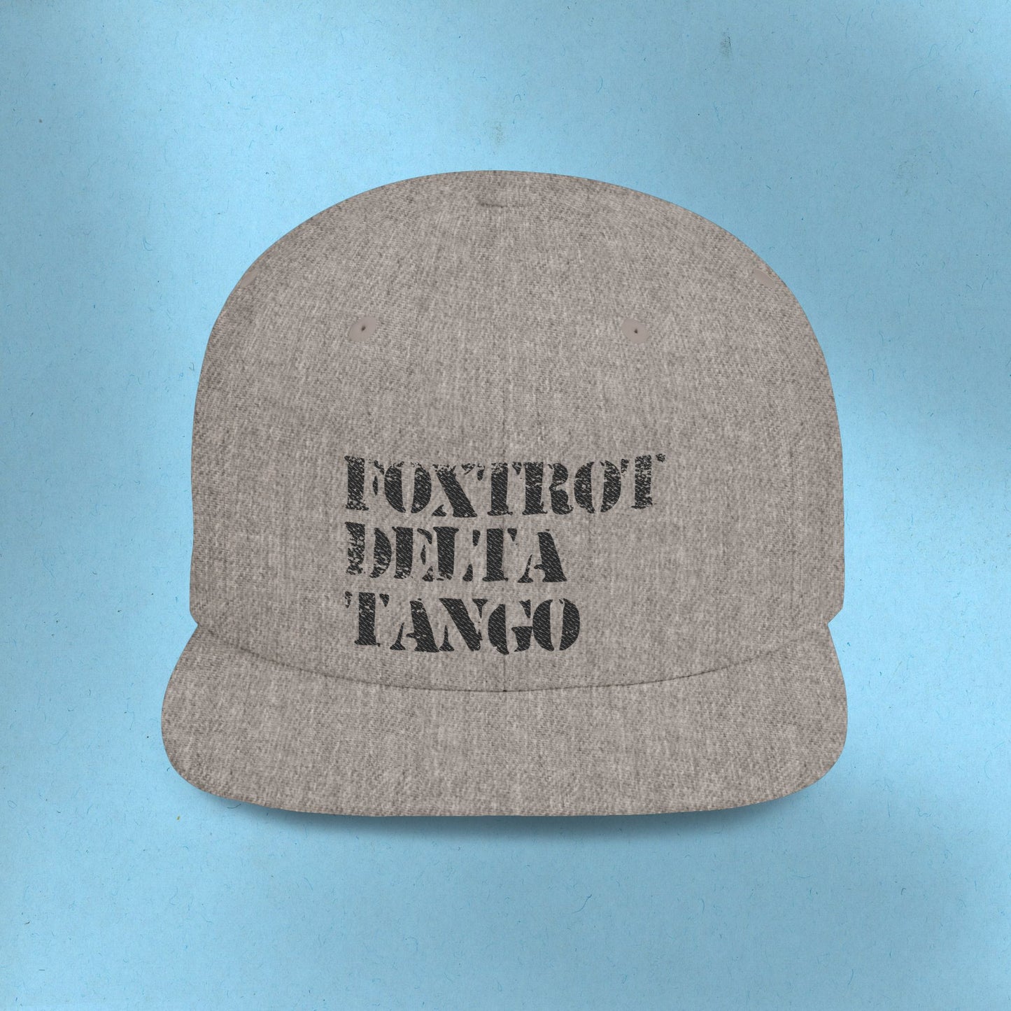 FDT Protest Cap Foxtrot Delta Tango Embroidery Hat Anti-Trump Merch Social Justice Cap Protest Gear Anti-Fascism Resistance Snapback Hat