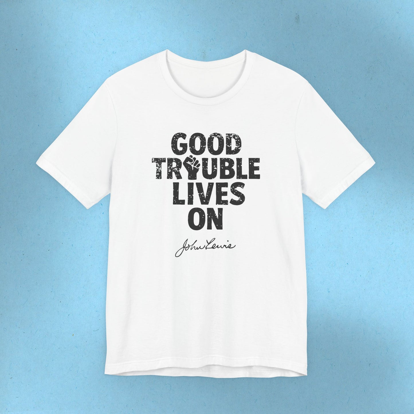 Good Trouble Necessary Trouble Activist T-Shirt John Lewis Tee Social Justice Anti-Trump Ring-Spun Cotton Protest TShirt Express Shipping