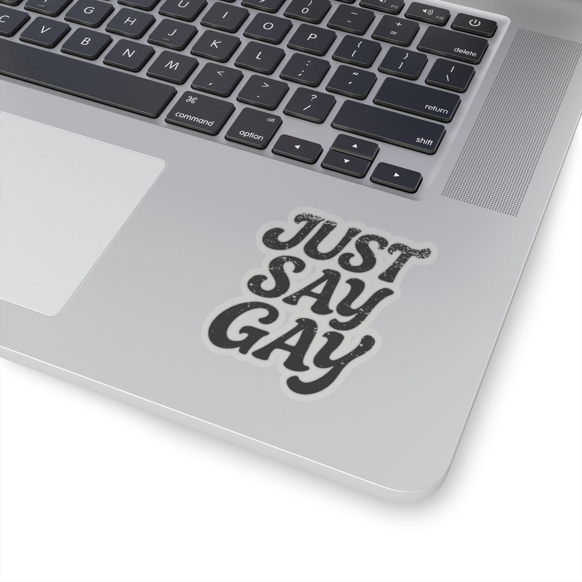 Just Say Gay LGBT Water Bottle Sticker for Laptop LGBTQ Decal Queer Lesbian Bisexual Transgender Gay Pride Merch LGBTQIA Political Adhesive