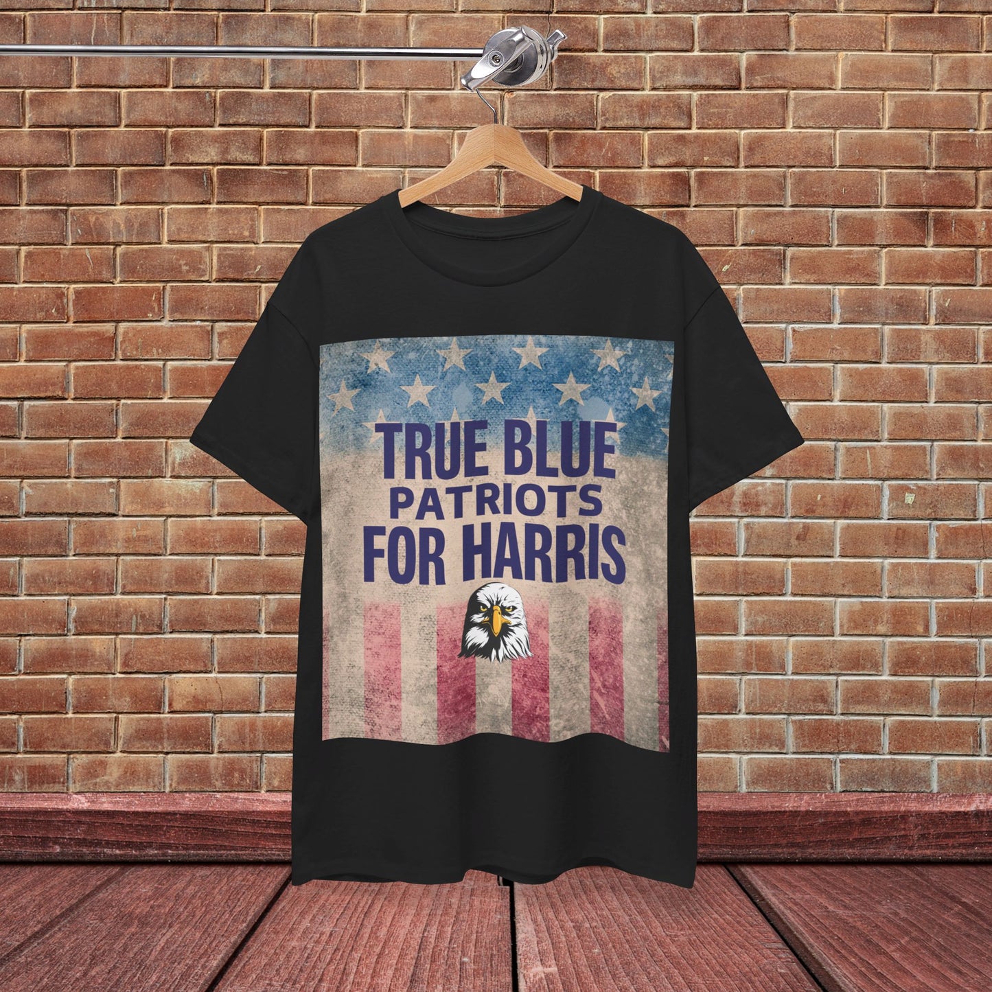 True Blue Patriots for Harris Shirt- Save Democracy Tee- Democrat Presidential Election T-Shirt