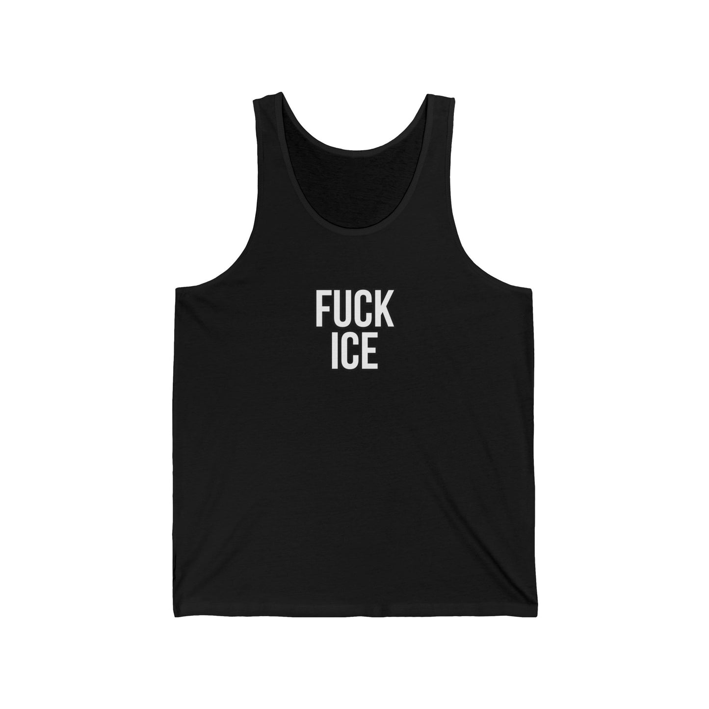 F*ck Ice Shirt Protest Tank Top Foxtrot Delta Tango Fck Donald Trump Social Justice Anti-Fascism Abolish Icestapo Sleeveless Cotton Apparel