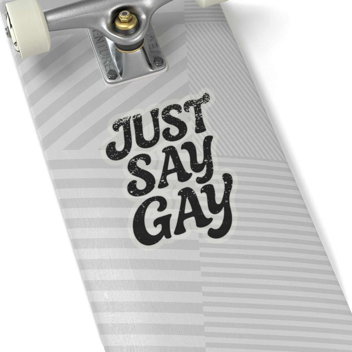 Just Say Gay LGBT Water Bottle Sticker for Laptop LGBTQ Decal Queer Lesbian Bisexual Transgender Gay Pride Merch LGBTQIA Political Adhesive