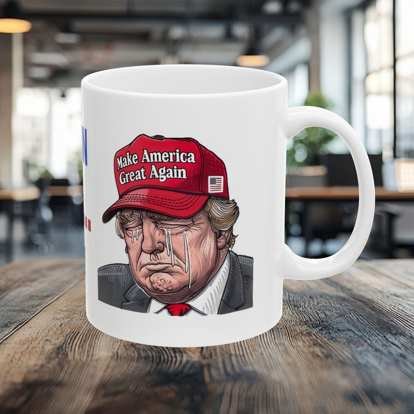 This Mug Runs on MAGA Tears Served Liberally Coffee Mug (11oz, 15oz)