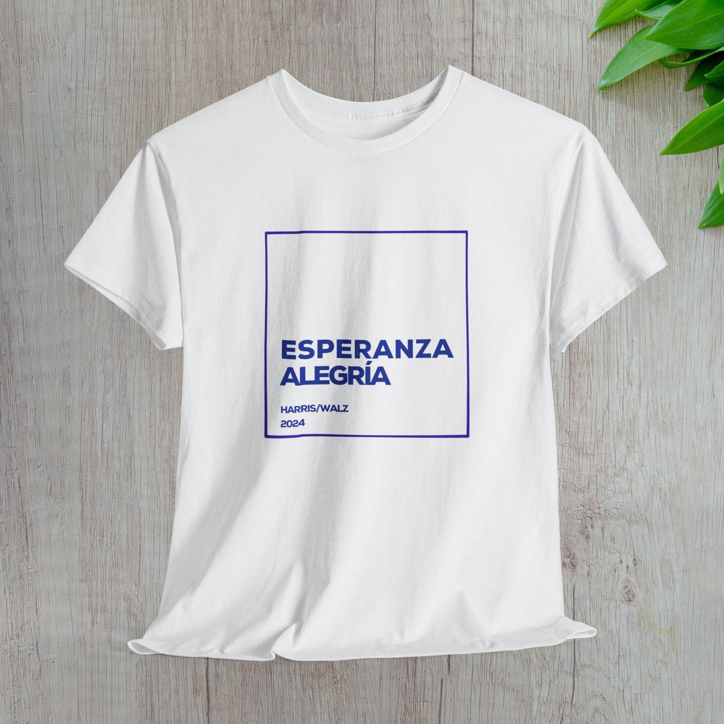 Esperanza y Alegría Shirt- Harris/Walz 2024 T-Shirt in Spanish-  Democrat Presidential Election Tee