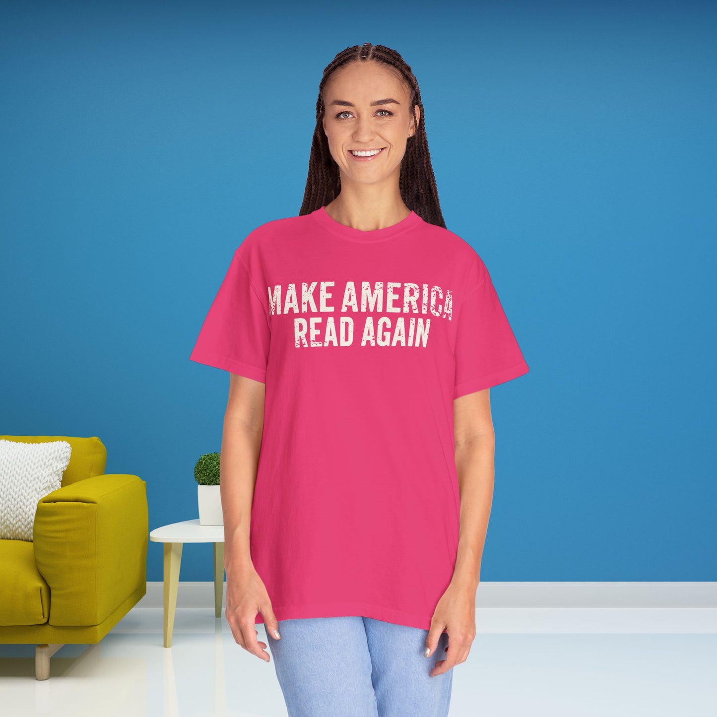 MARA Protest TShirt Make America Read Again Tee Social Justice Shirt Banned Books Comfort Colors Activist T-Shirt for Bookworm Anti Trump
