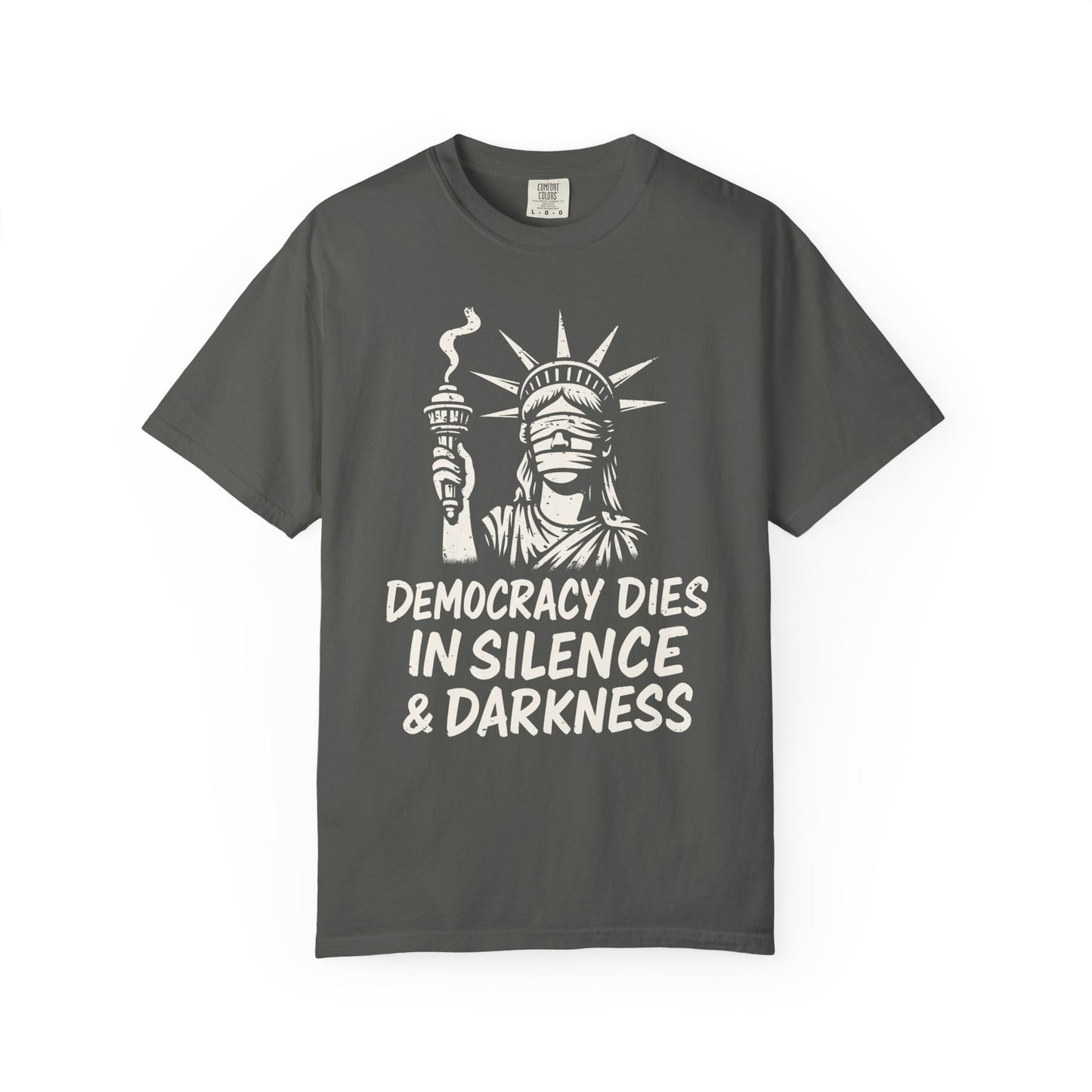 Protest Shirt Extinguished Liberty Tee Social Justice T-Shirt Anti-Trump Merch Comfort Colors Anti-Fascism Resistance Gear Protest Apparel