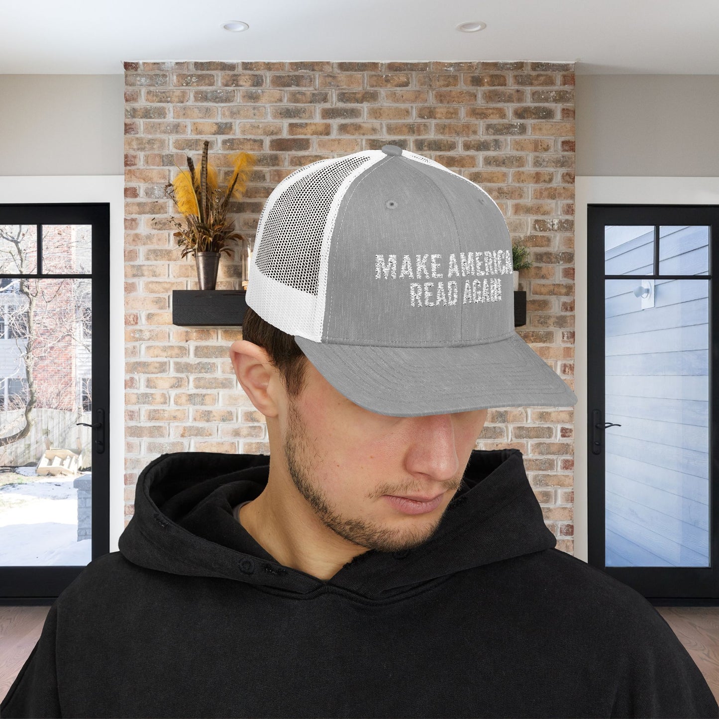MARA Protest Cap Make America Read Again Snapback Trucker Cap Banned Books Anti-Fascism Embroidery Hat Social Justice Resist Gear Anti-Trump