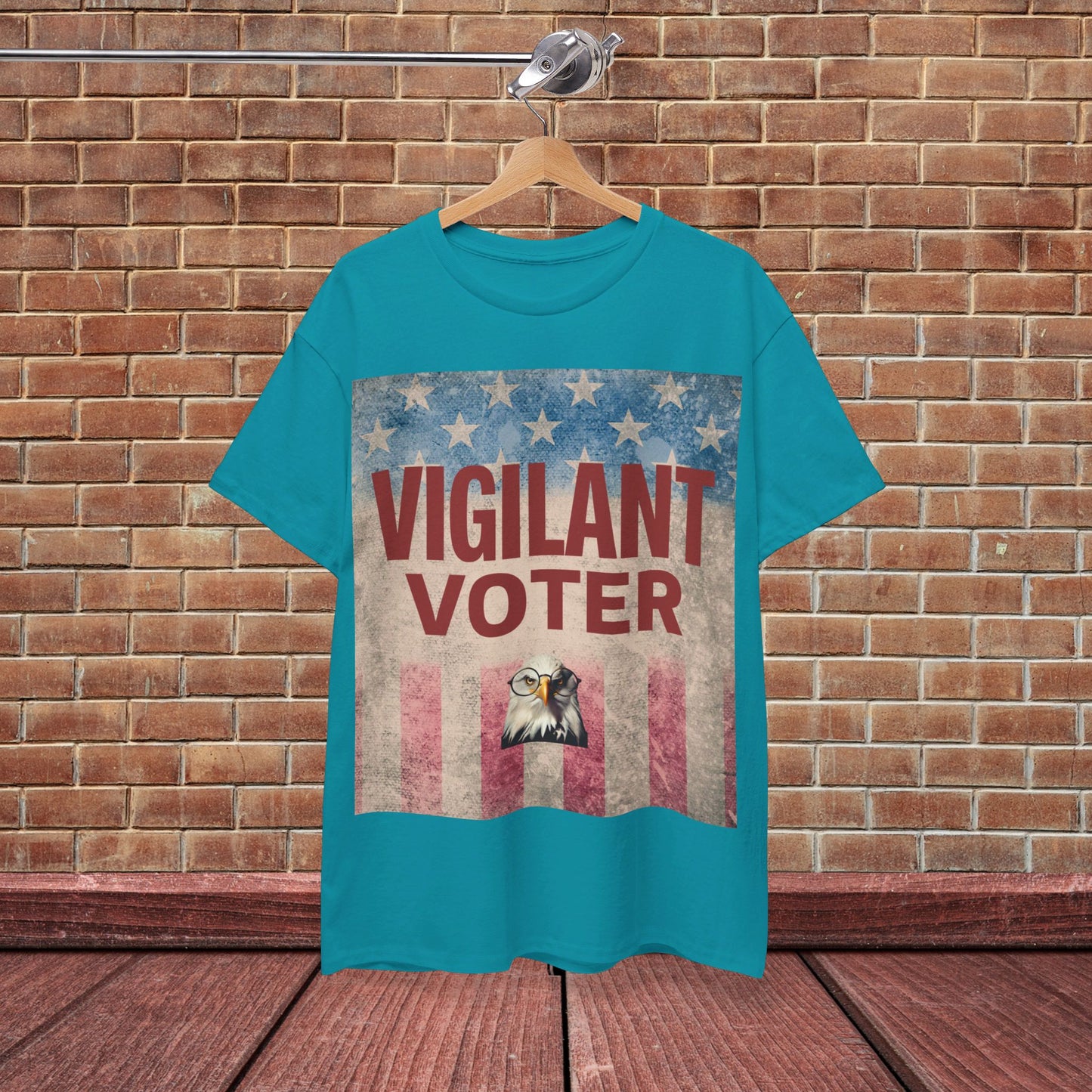 Vigilant Voter Shirt- Vote Blue Save Democracy Tee- Democrat Presidential Election T-Shirt