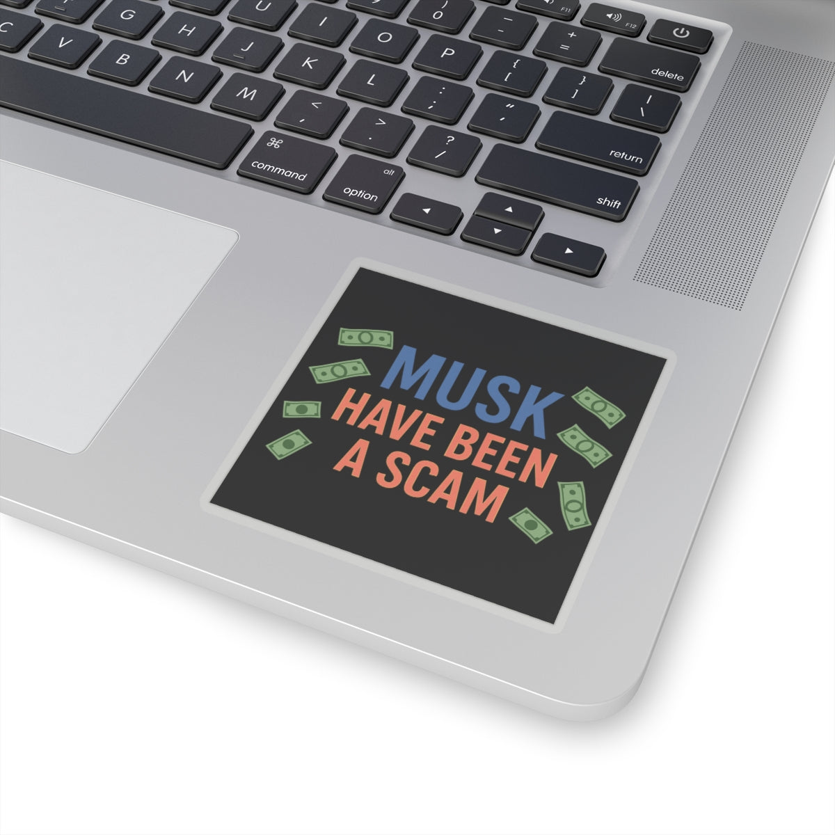 Resist Sticker Elon Musk Have Been A Scam Anti-Trump Merch Political Decal FDT Protest Sticker Activist Anti-Fascism Resistance Decal