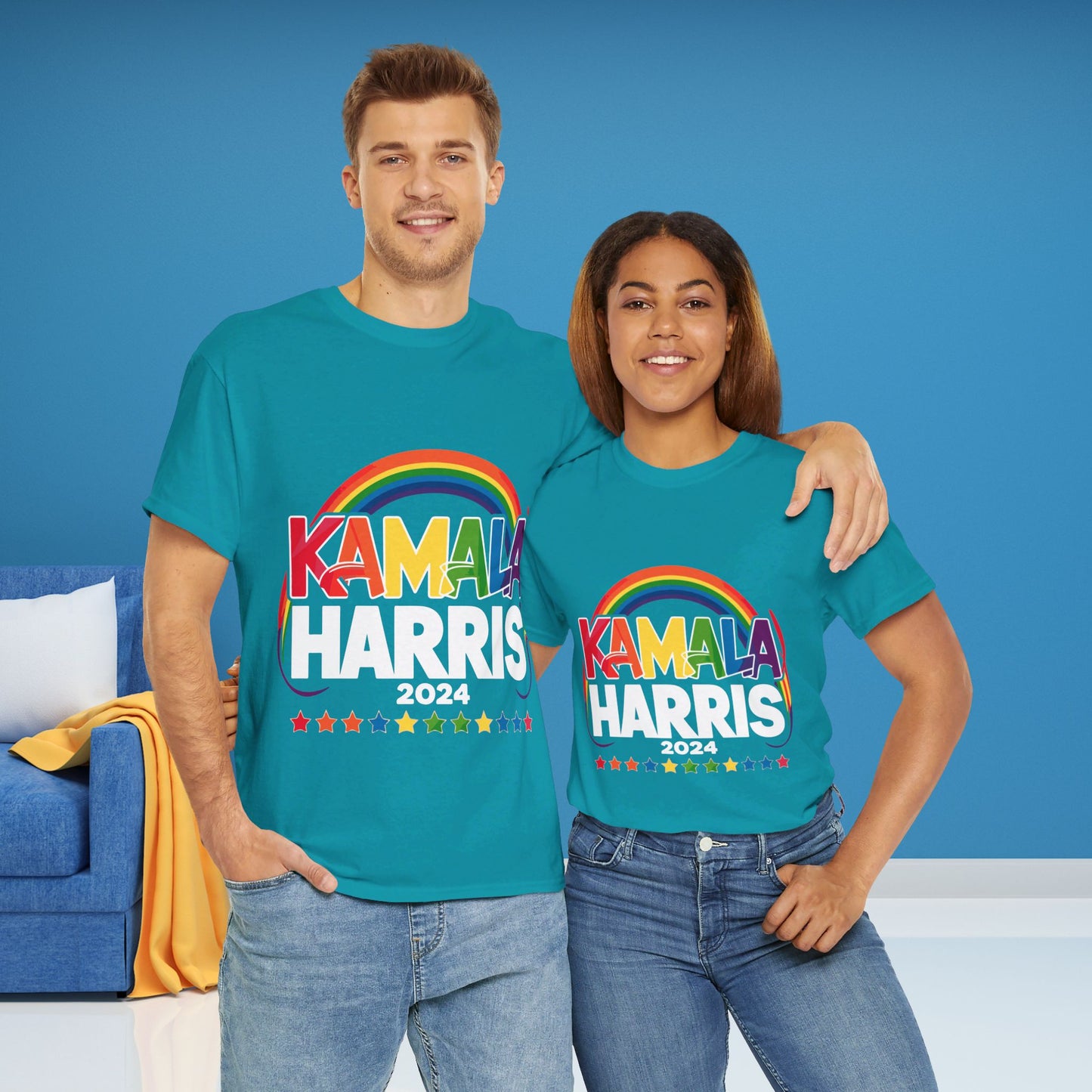 LGBTQ+ for Kamala Shirt- Queers for Kamala Tee-  Democrat Presidential Election T-Shirt