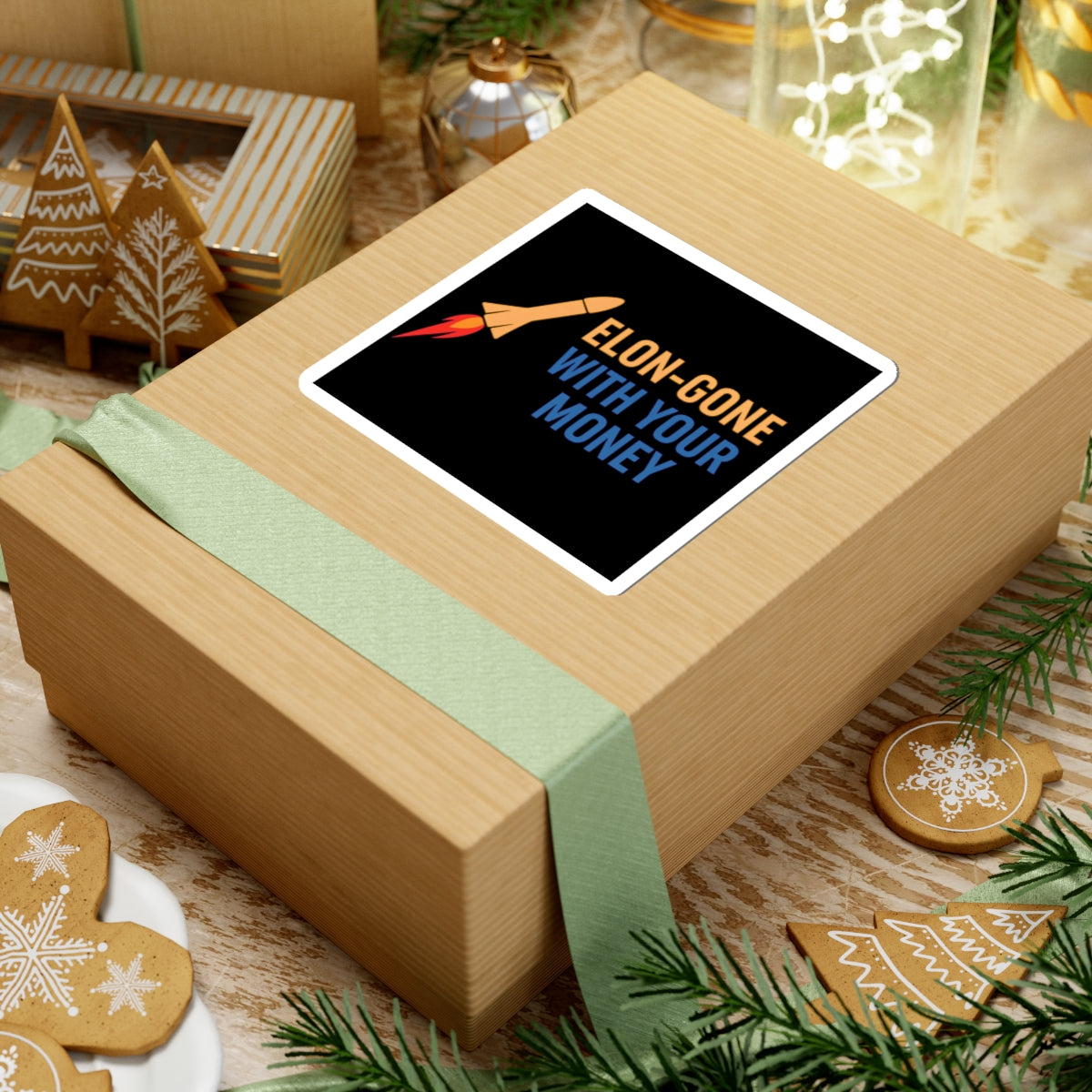 Resist Sticker Elon Gone With Your Money Anti-Trump Merch Political Decal FDT Protest Sticker Activist Anti-Fascism Resistance Decal