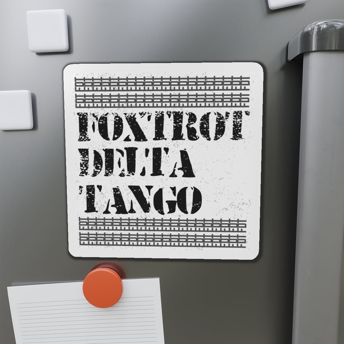 Political Magnet Anti-Trump Merch Foxtrot Delta Tango Car Magnet Political Decal FDT Resist Protest Activism Gear Anti-Fascism Resistance