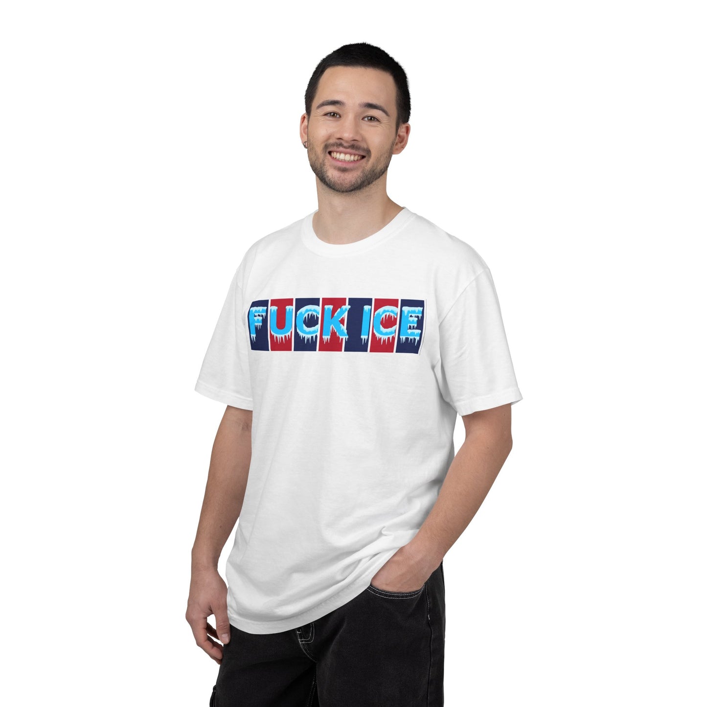 F*ck Ice Tee Protest Shirt Foxtrot Delta Tango F*ck Donald Trump Anti-Fascism Abolish Icestapo Comfort Colors Ring-Spun Cotton Tshirt