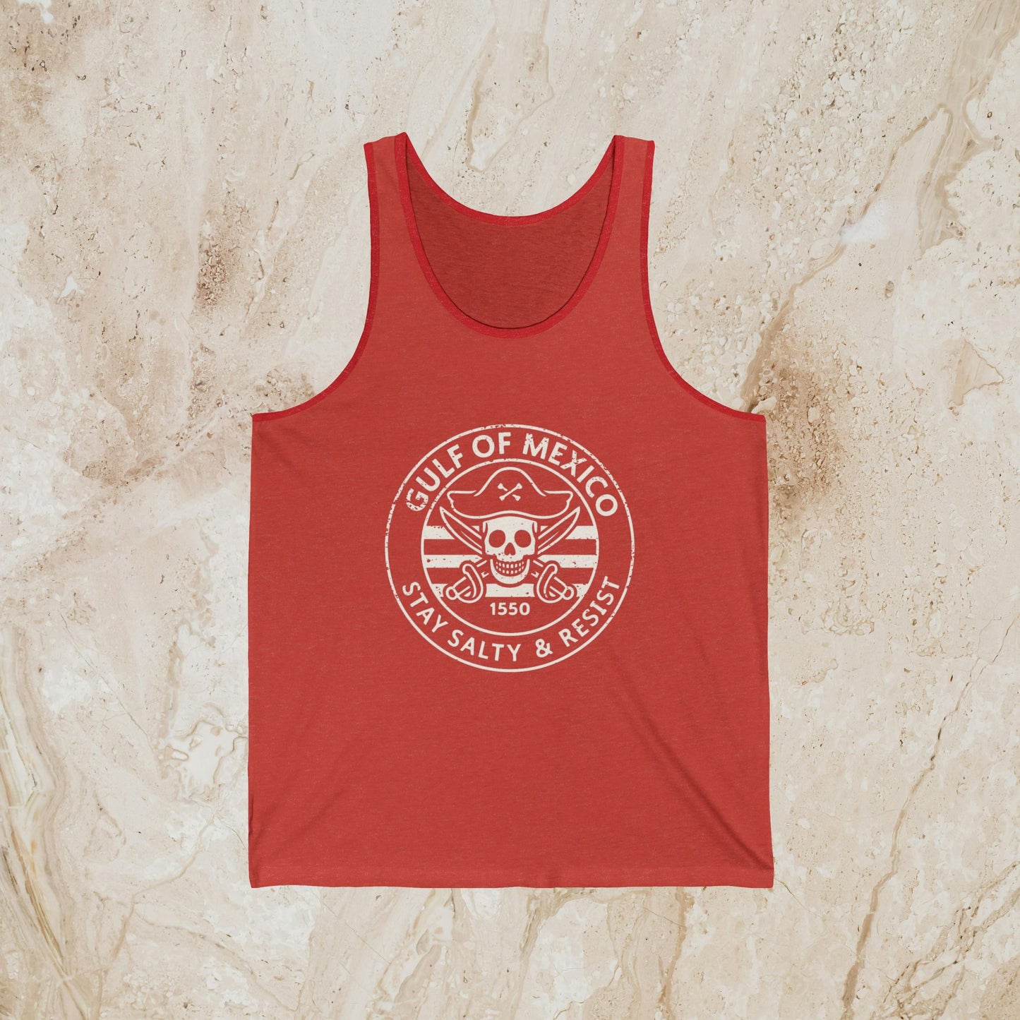 Gulf of Mexico Pirate Resist Shirt Protest Tank Top Social Justice Anti-Trump Merch Anti-Fascism Gear Resistance Tank Top Democrat Apparel