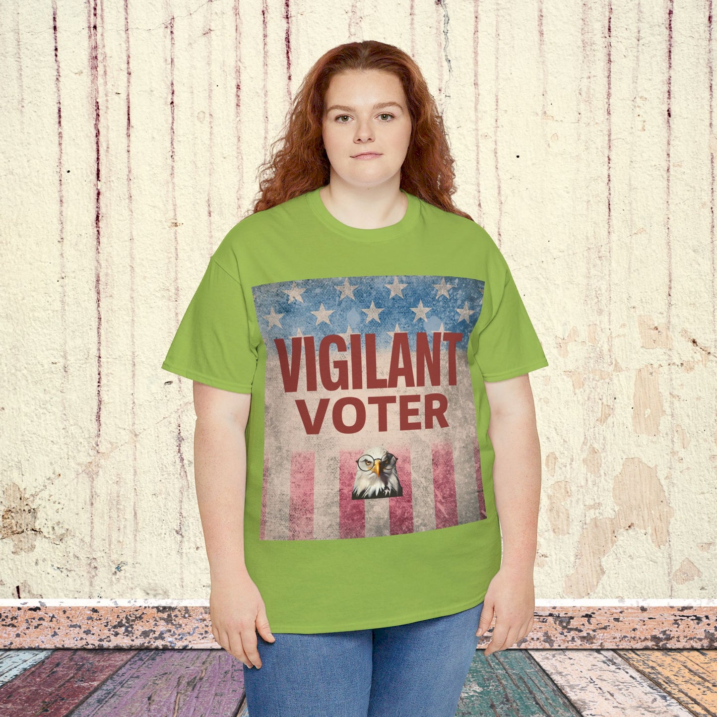 Vigilant Voter Shirt- Vote Blue Save Democracy Tee- Democrat Presidential Election T-Shirt